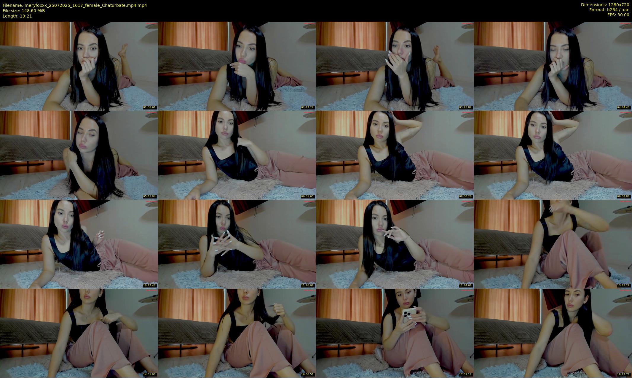 meryfoxxx — 20 minute Chaturbate female cam show recording, 720p, Jul 25, 2025