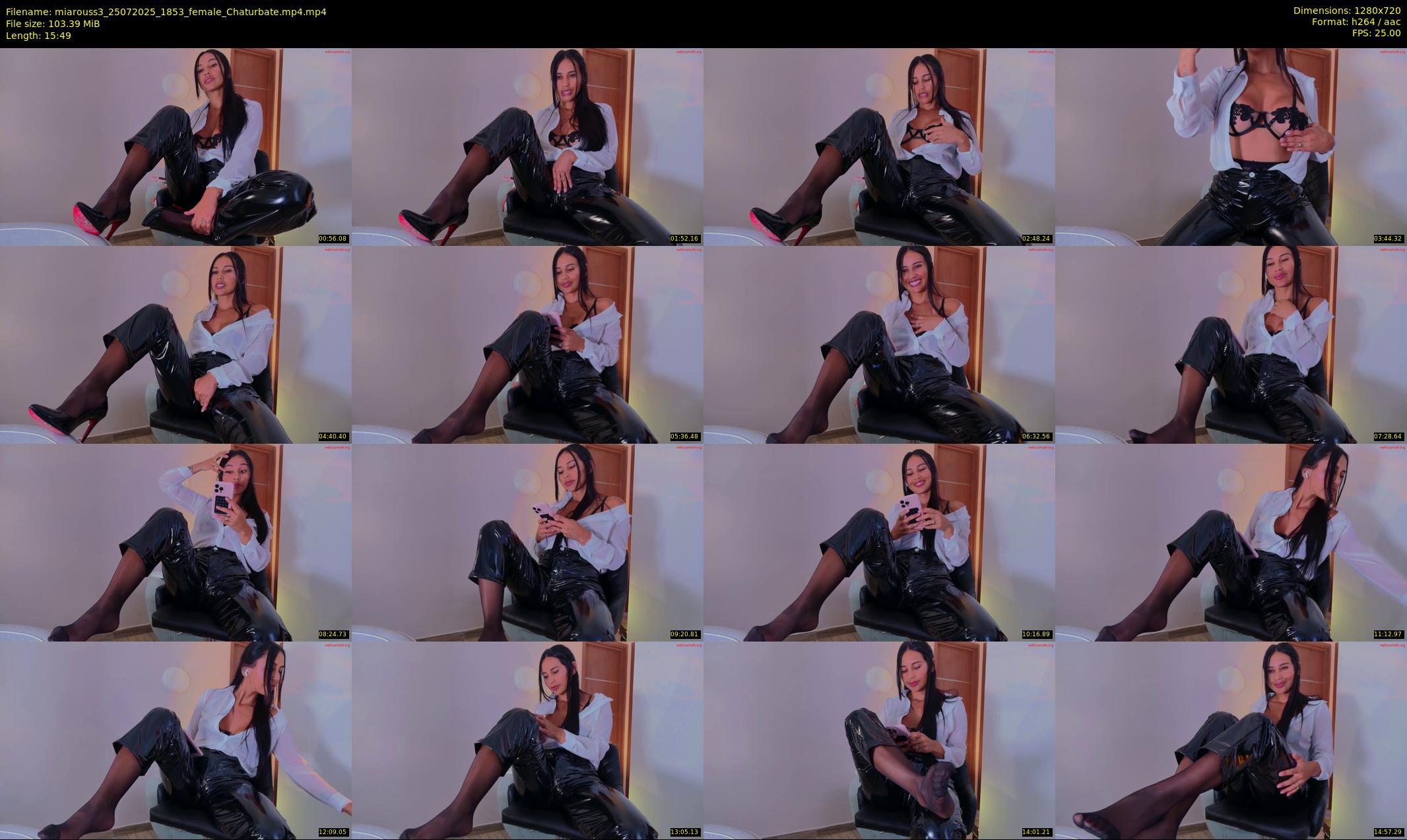 miarouss3 — 16 minute Chaturbate female cam show recording, 720p, Jul 25, 2025
