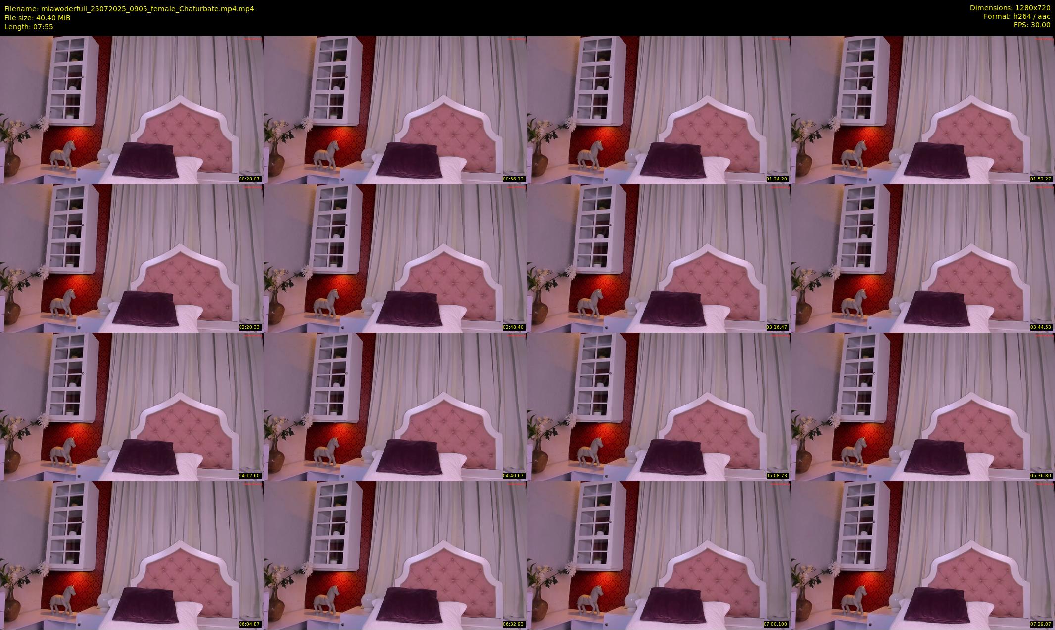 miawoderfull — 8 minute Chaturbate female cam show recording, 720p, Jul 25, 2025