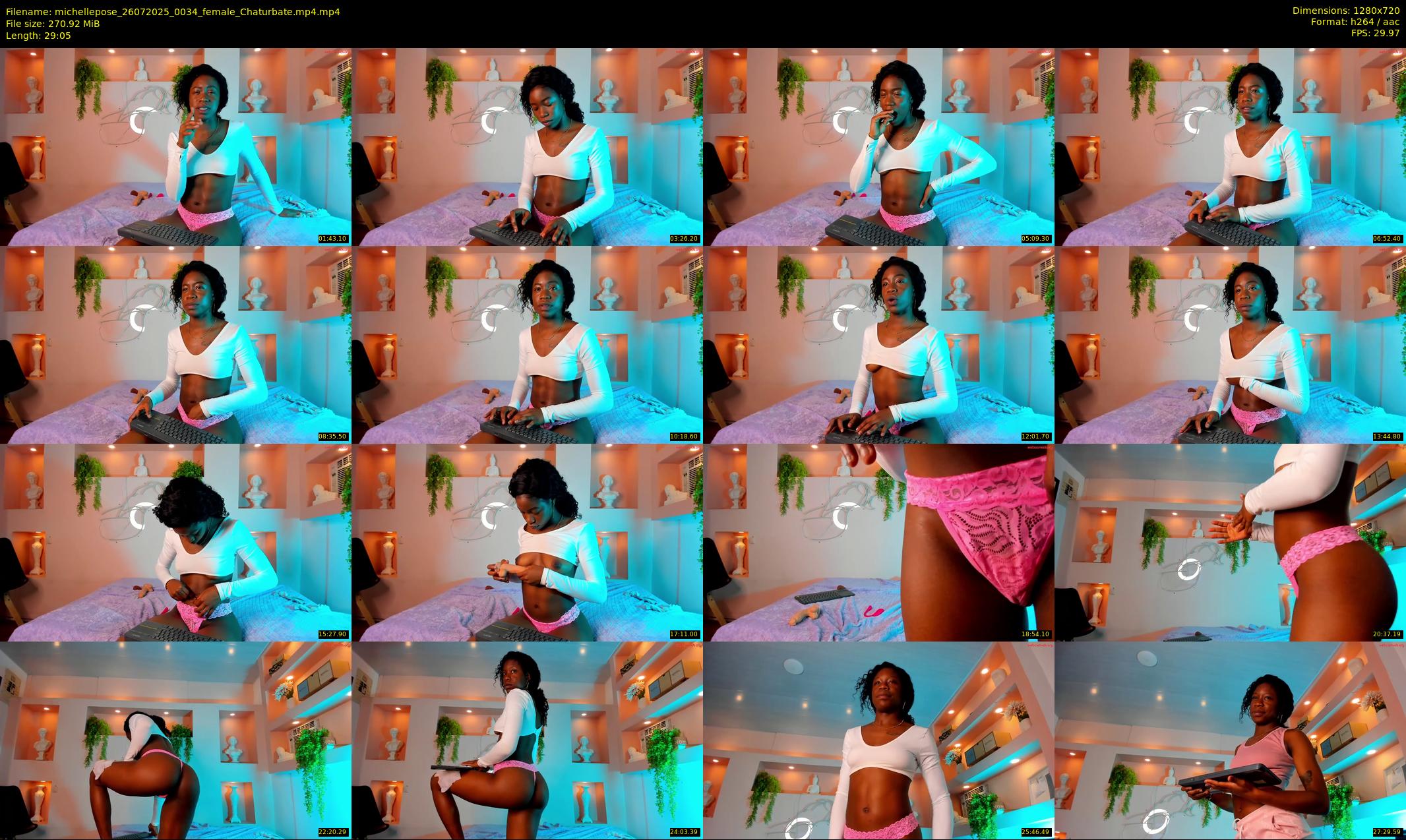 michellepose — 30 minute Chaturbate female cam show recording, 720p, Jul 26, 2025