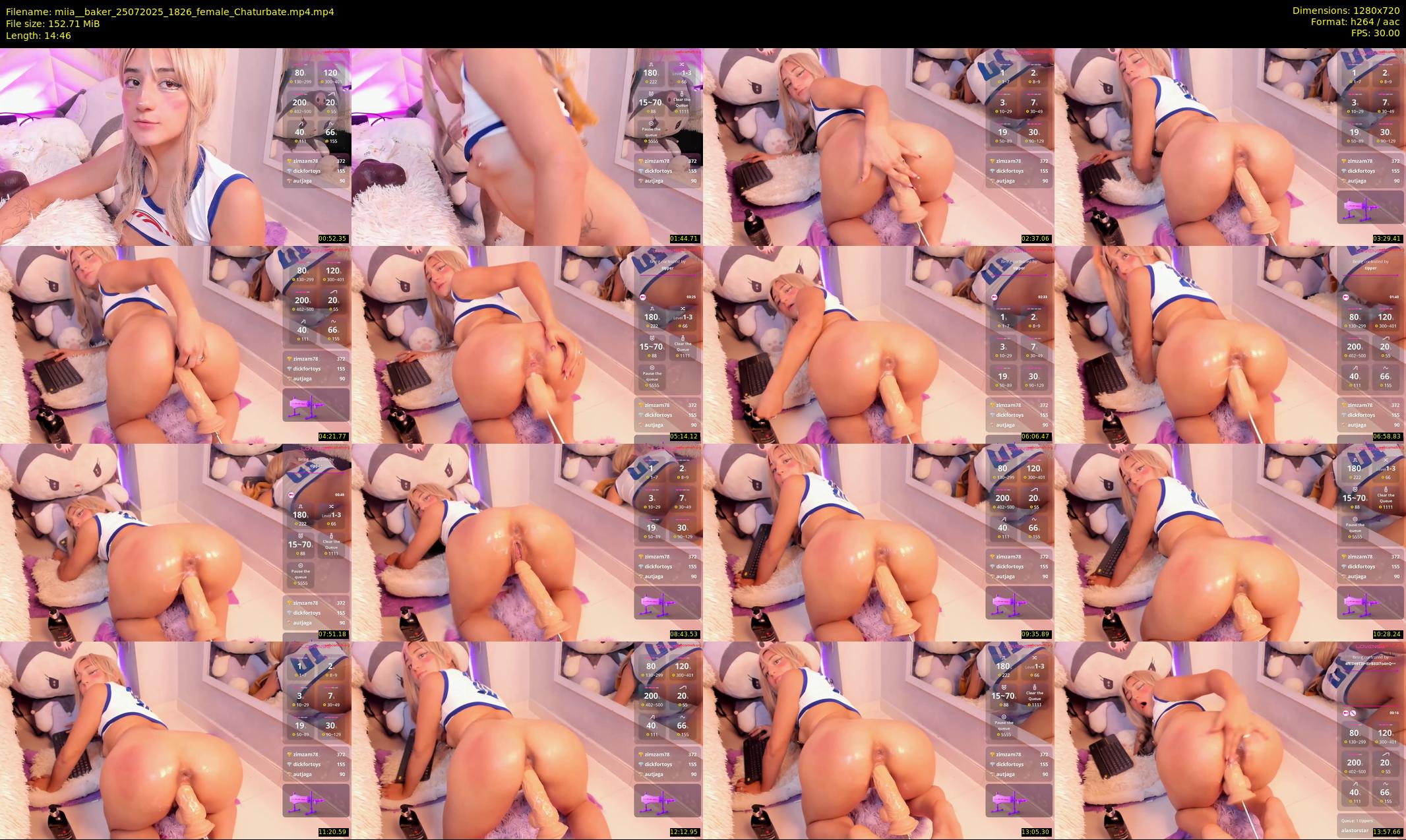 miia__baker — 15 minute Chaturbate female cam show recording, 720p, Jul 25, 2025