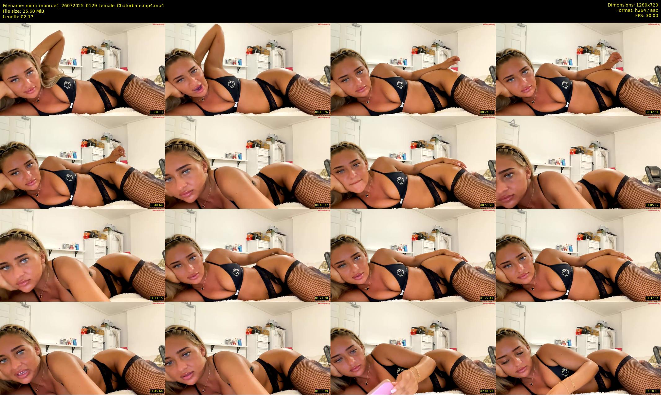 mimi_monroe1 — 3 minute Chaturbate female cam show recording, 720p, Jul 26, 2025