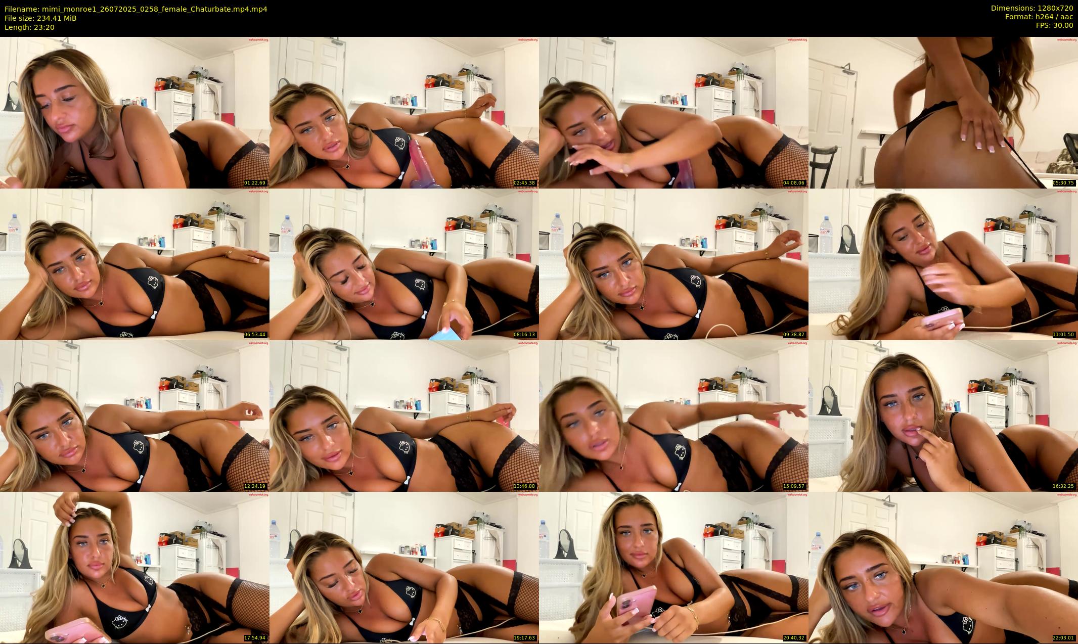 mimi_monroe1 — 24 minute Chaturbate female cam show recording, 720p, Jul 26, 2025