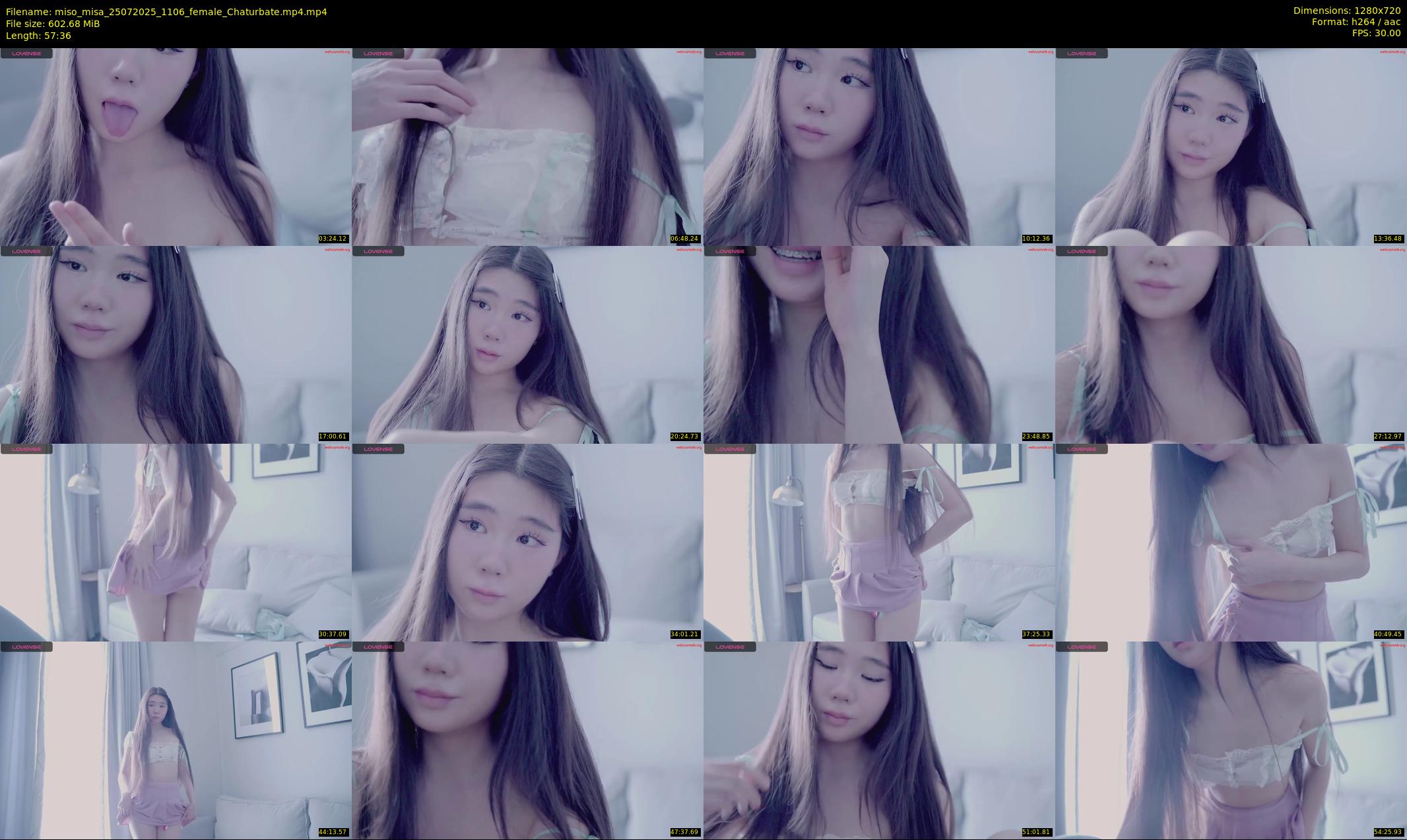 miso_misa — 58 minute Chaturbate female cam show recording, 720p, Jul 25, 2025
