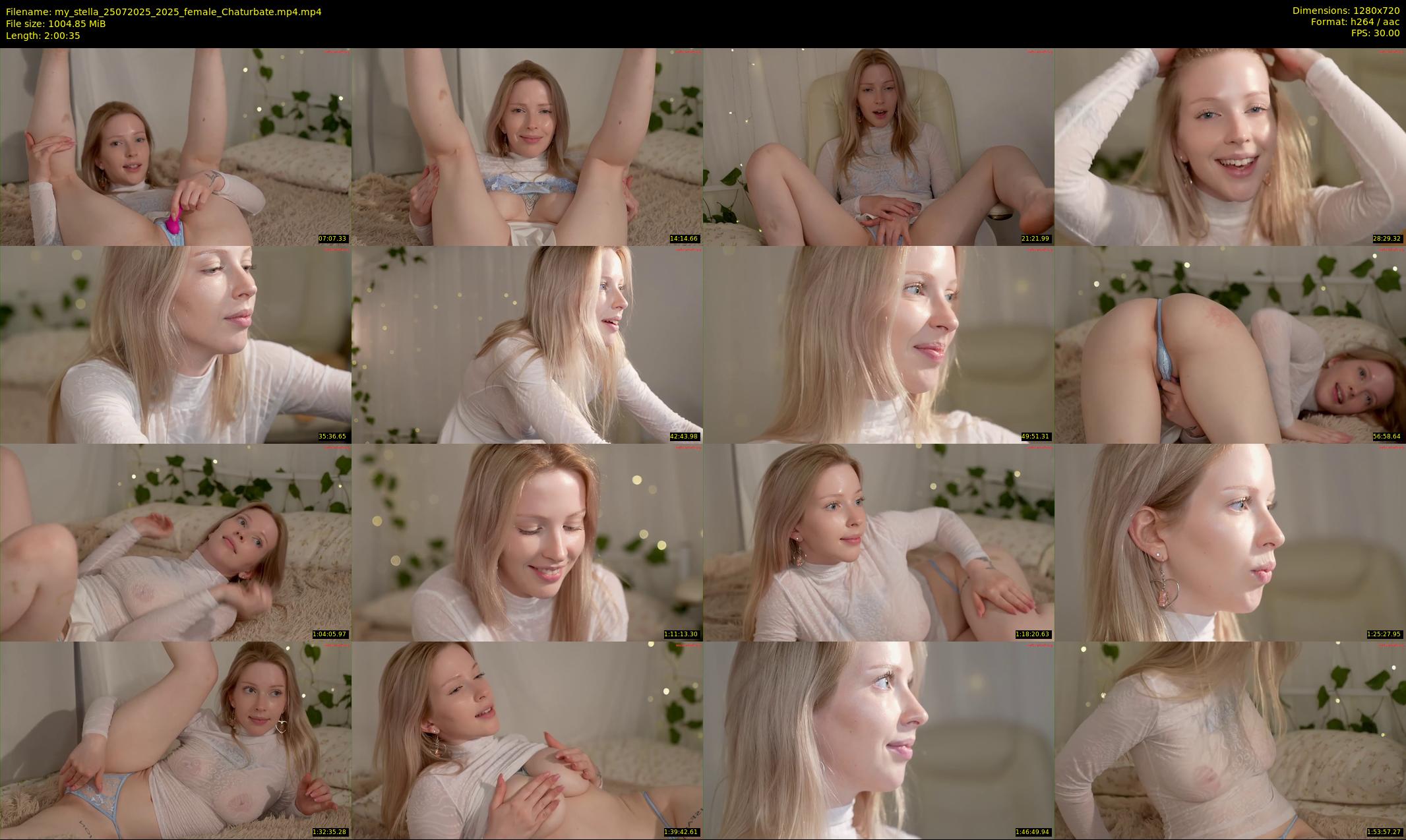 my_stella — 121 minute Chaturbate female cam show recording, 720p, Jul 25, 2025