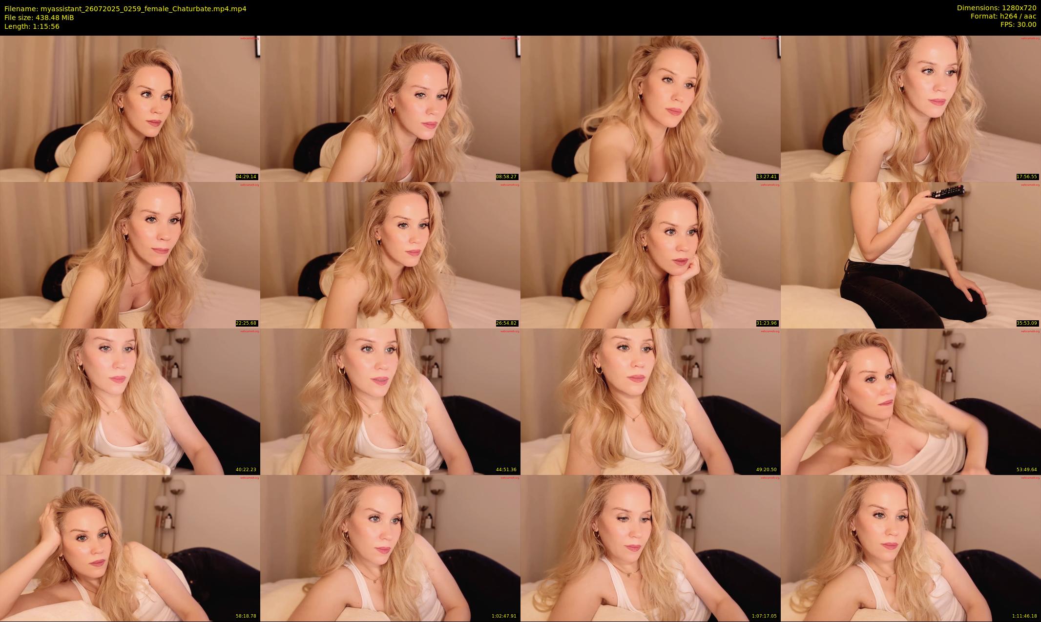 myassistant — 76 minute Chaturbate female cam show recording, 720p, Jul 26, 2025