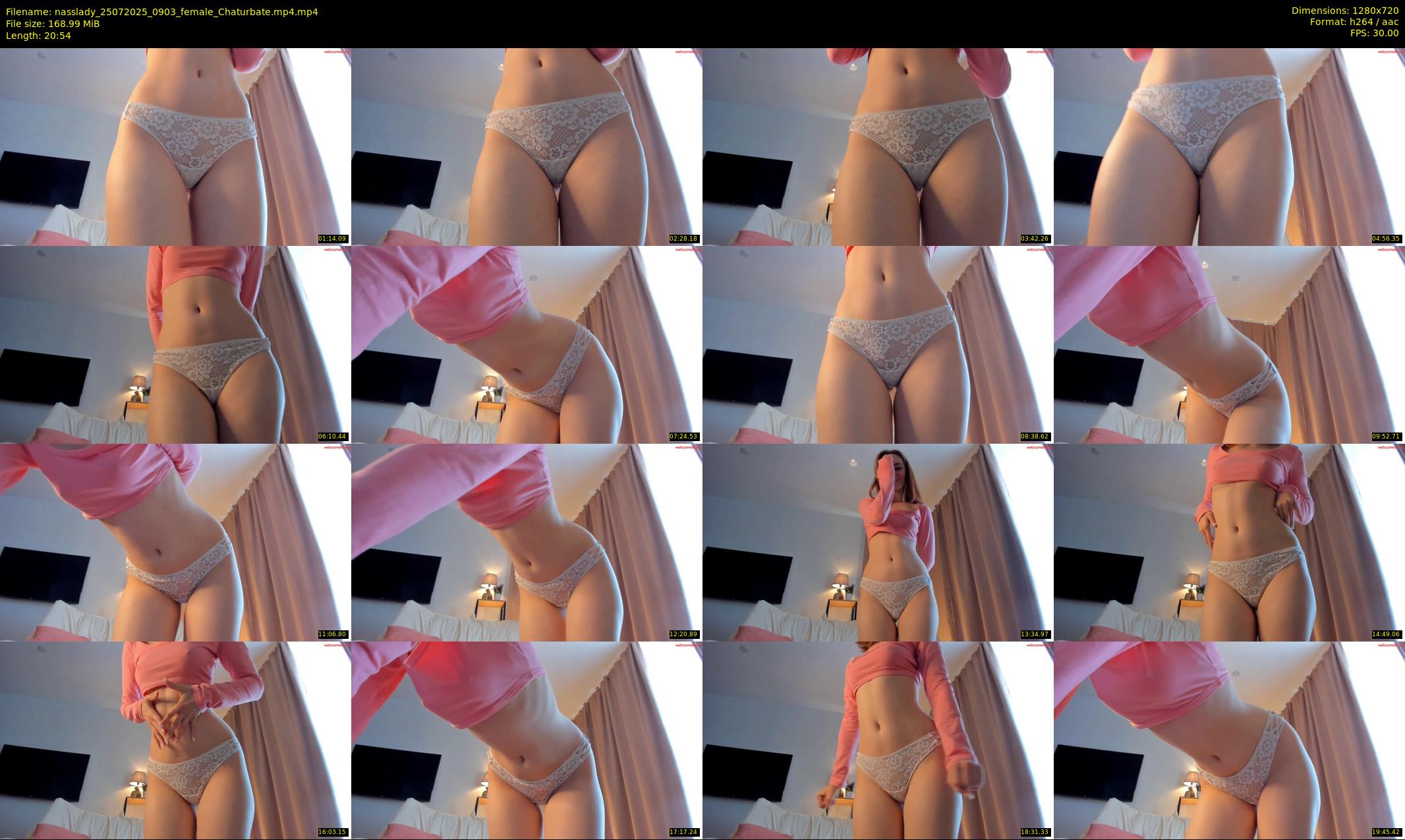 nasslady — 21 minute Chaturbate female cam show recording, 720p, Jul 25, 2025