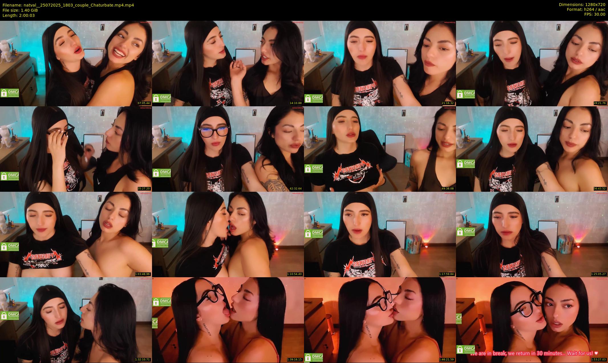 natval_ — 121 minute Chaturbate couple cam show recording, 720p, Jul 25, 2025
