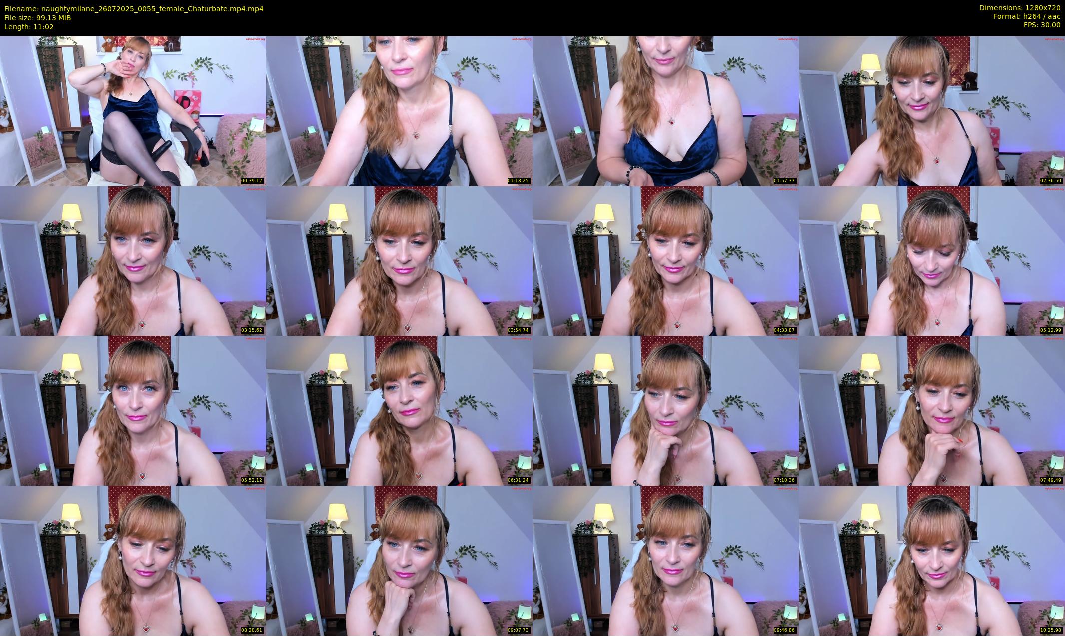 naughtymilane — 12 minute Chaturbate female cam show recording, 720p, Jul 26, 2025