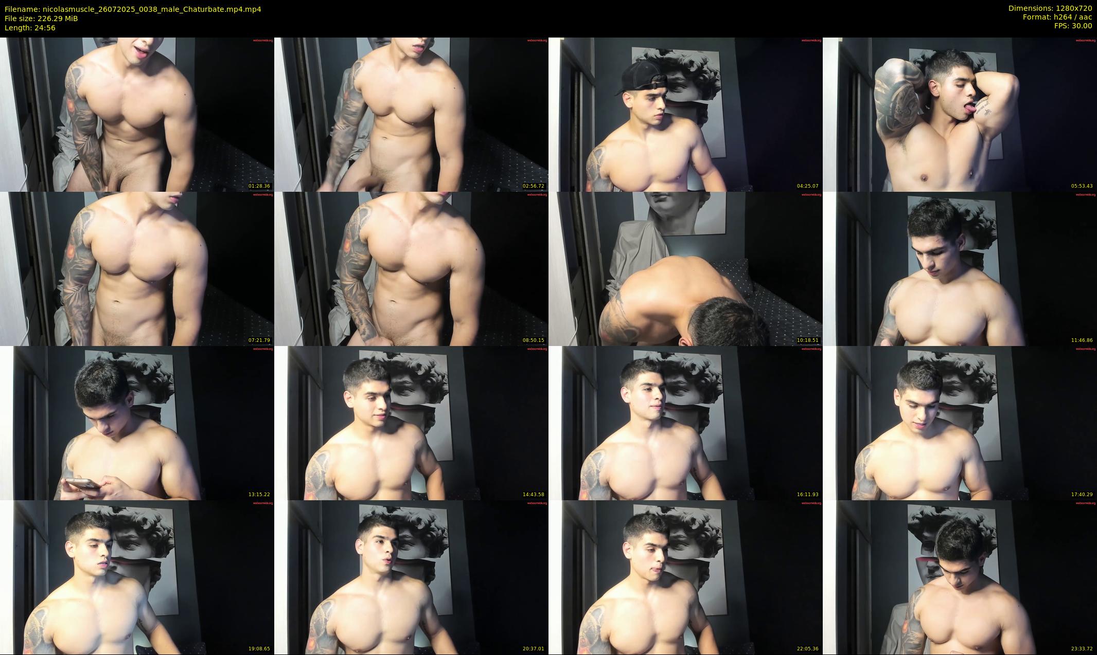 nicolasmuscle — 25 minute Chaturbate male cam show recording, 720p, Jul 26, 2025