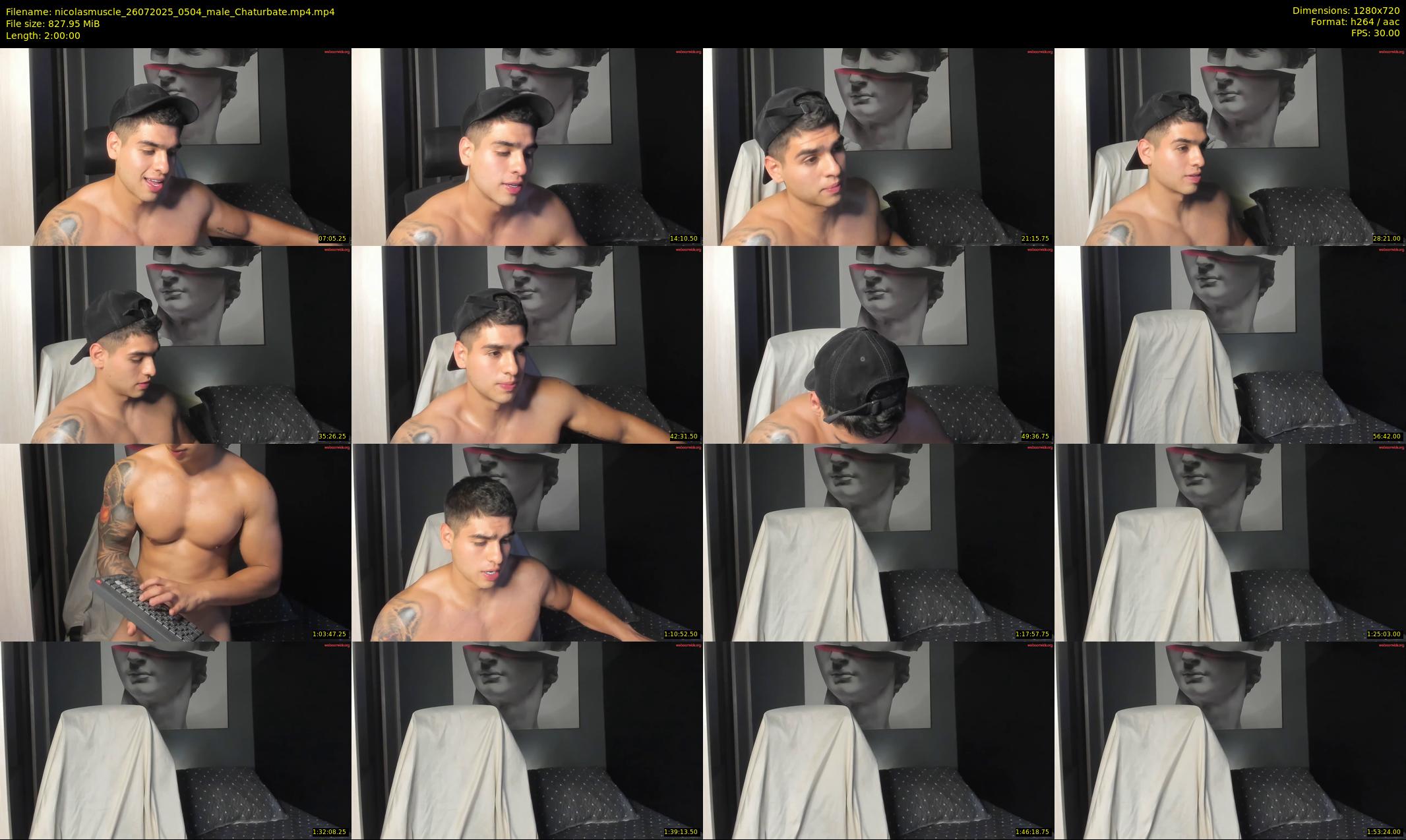nicolasmuscle — 120 minute Chaturbate male cam show recording, 720p, Jul 26, 2025