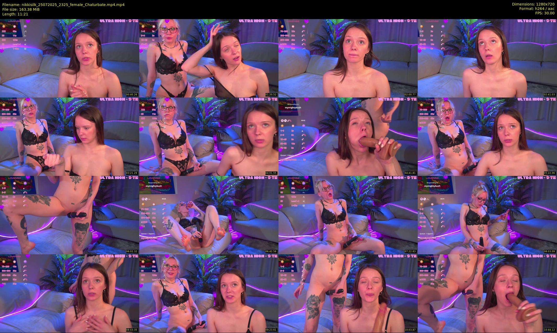 nikkisilk — 12 minute Chaturbate female cam show recording, 720p, Jul 25, 2025