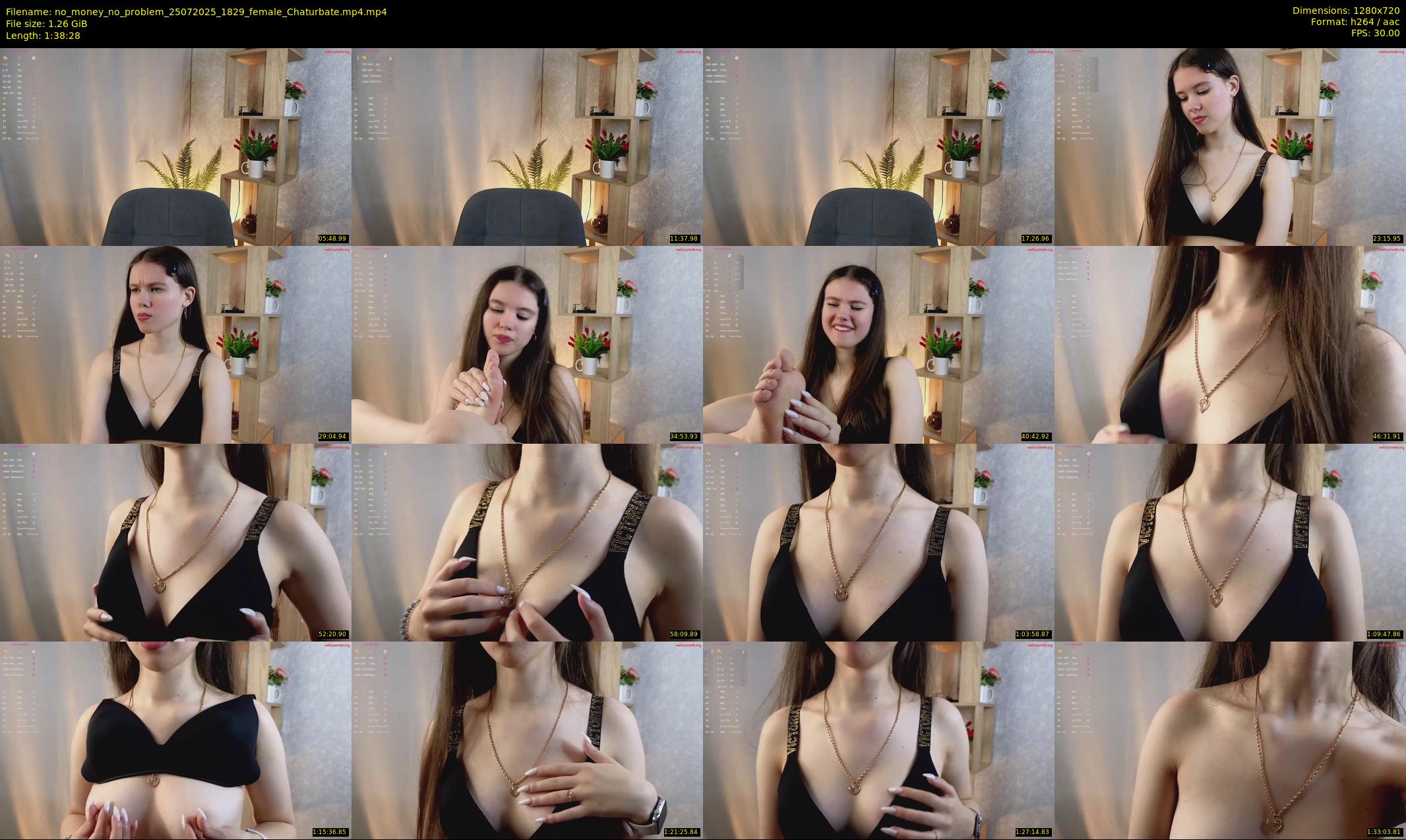 no_money_no_problem — 99 minute Chaturbate female cam show recording, 720p, Jul 25, 2025