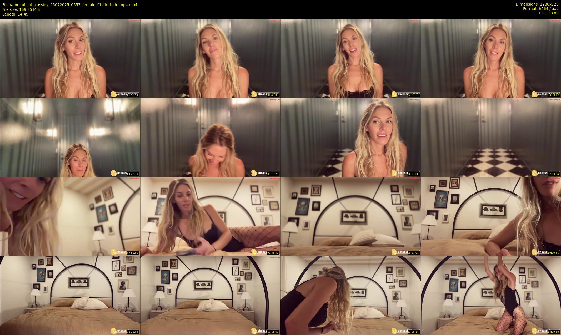oh_ok_cassidy — 15 minute Chaturbate female cam show recording, 720p, Jul 25, 2025
