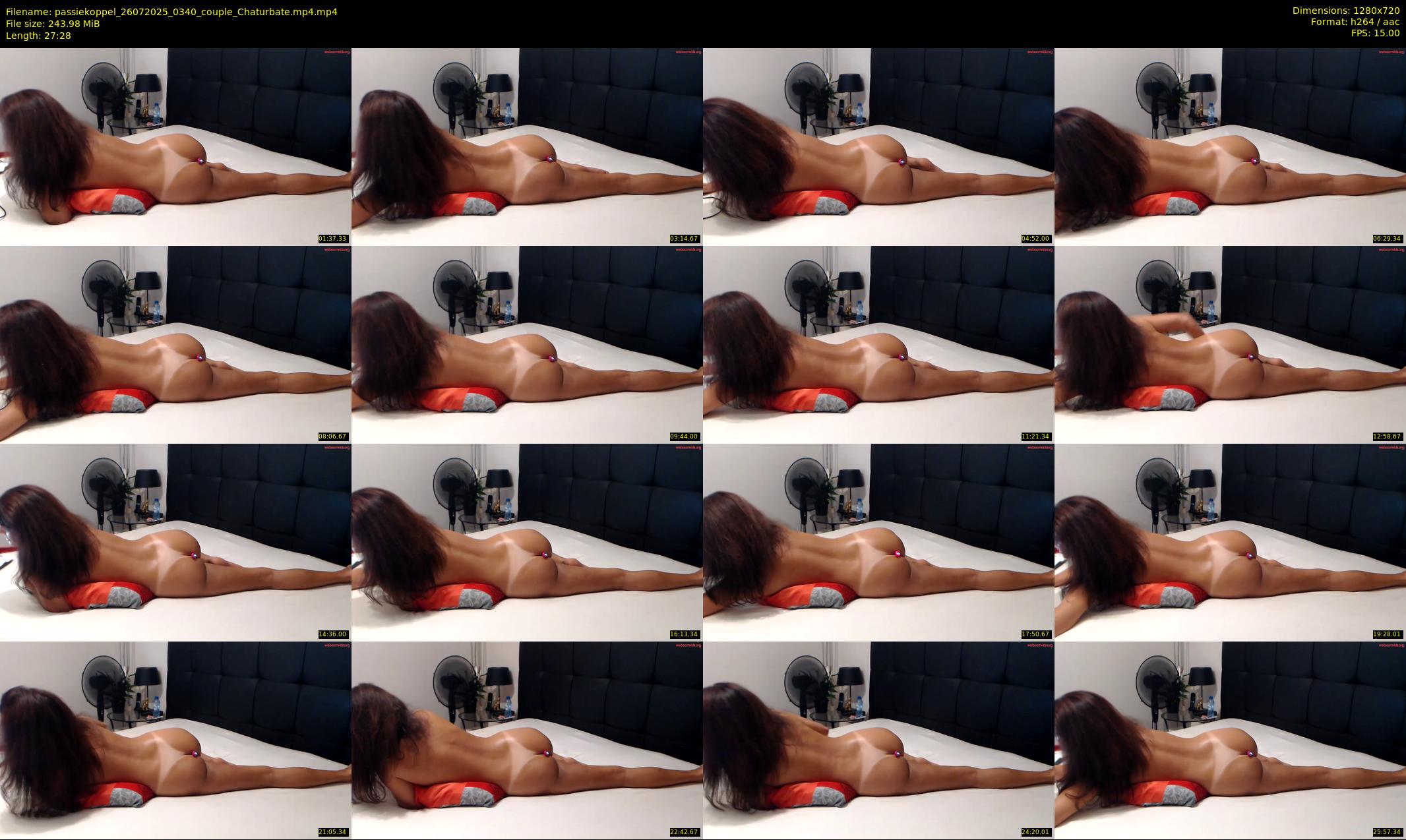 passiekoppel — 28 minute Chaturbate couple cam show recording, 720p, Jul 26, 2025
