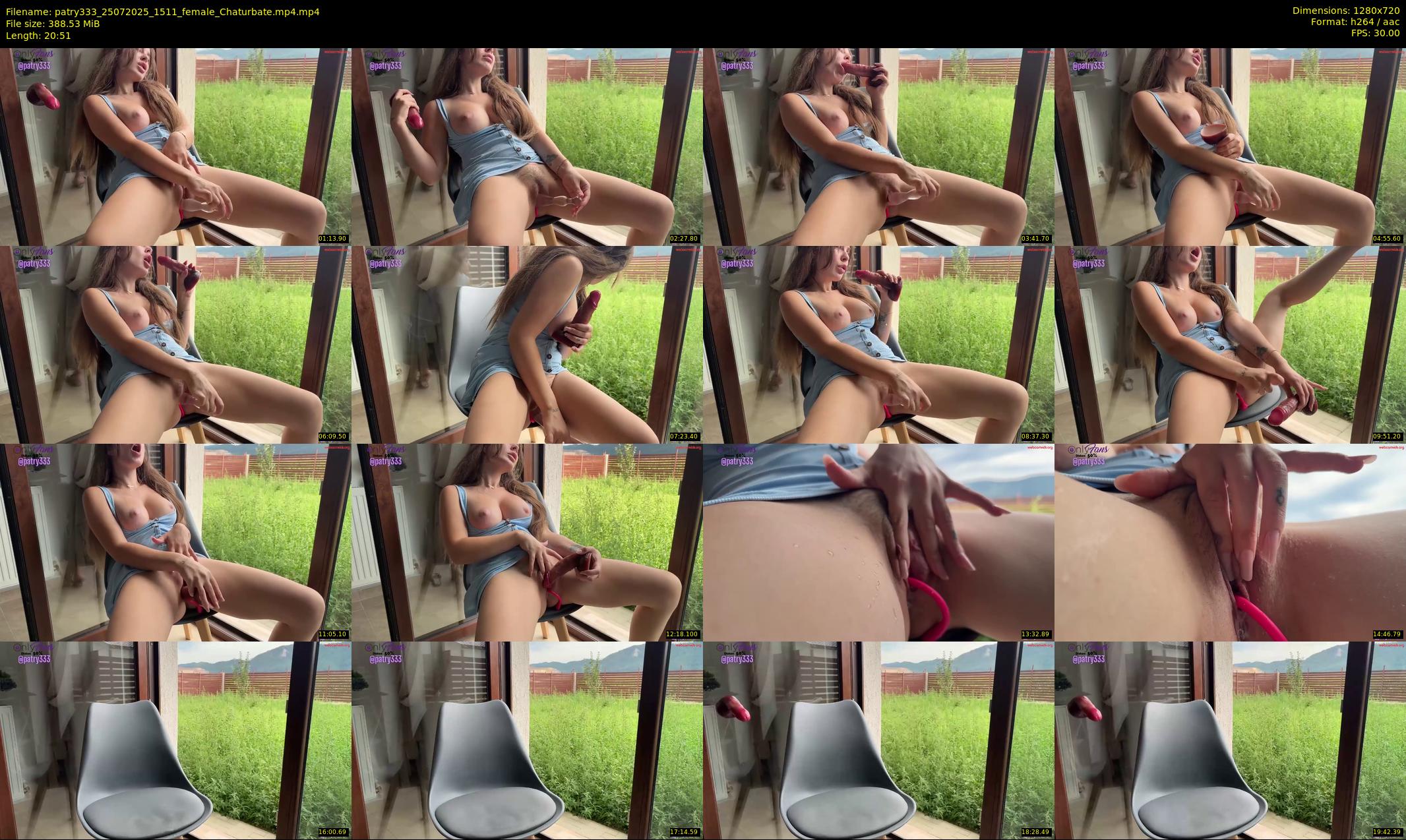 patry333 — 21 minute Chaturbate female cam show recording, 720p, Jul 25, 2025