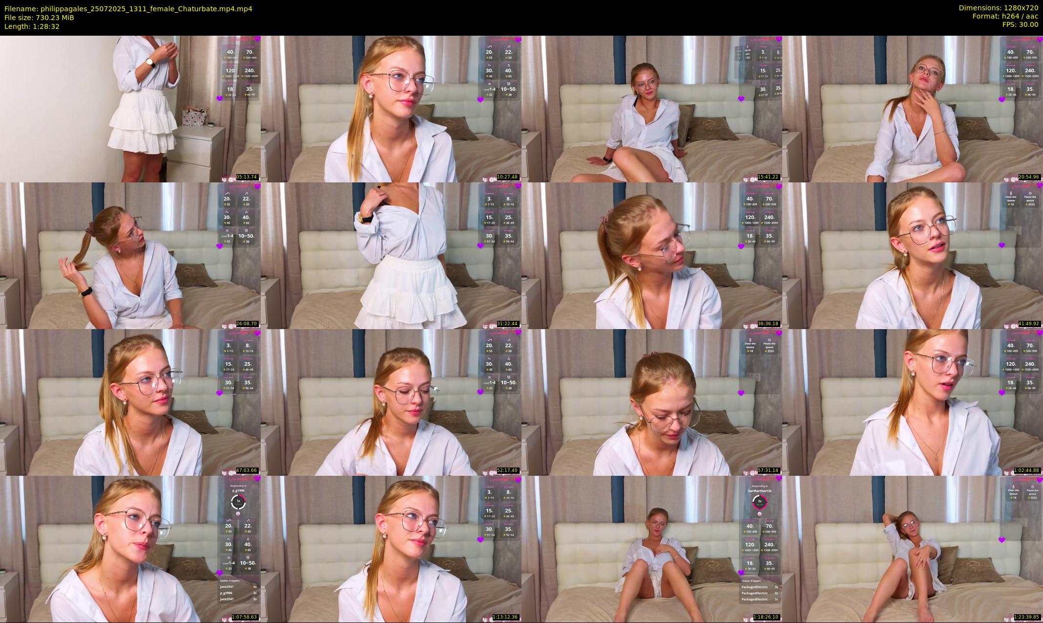 philippagales — 89 minute Chaturbate female cam show recording, 720p, Jul 25, 2025