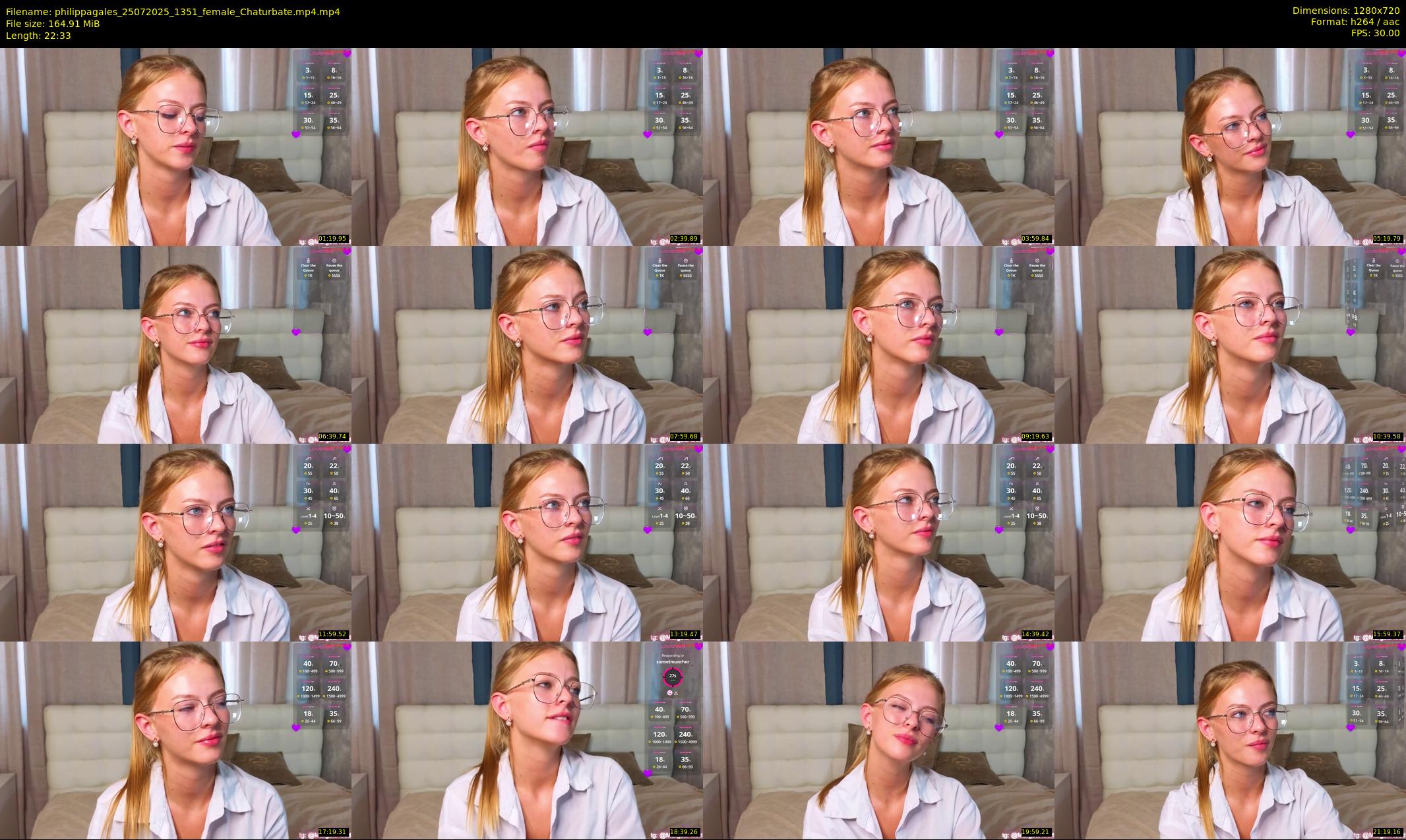 philippagales — 23 minute Chaturbate female cam show recording, 720p, Jul 25, 2025