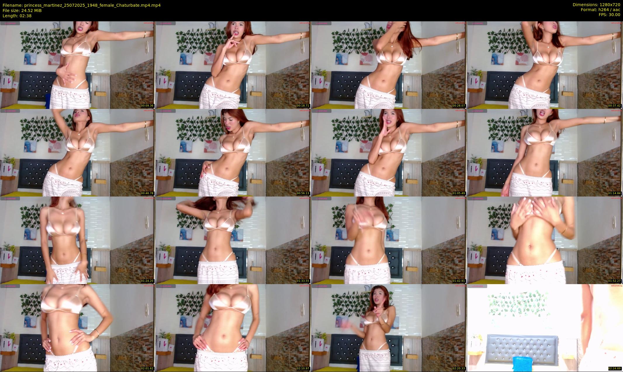 princess_martinez — 3 minute Chaturbate female cam show recording, 720p, Jul 25, 2025