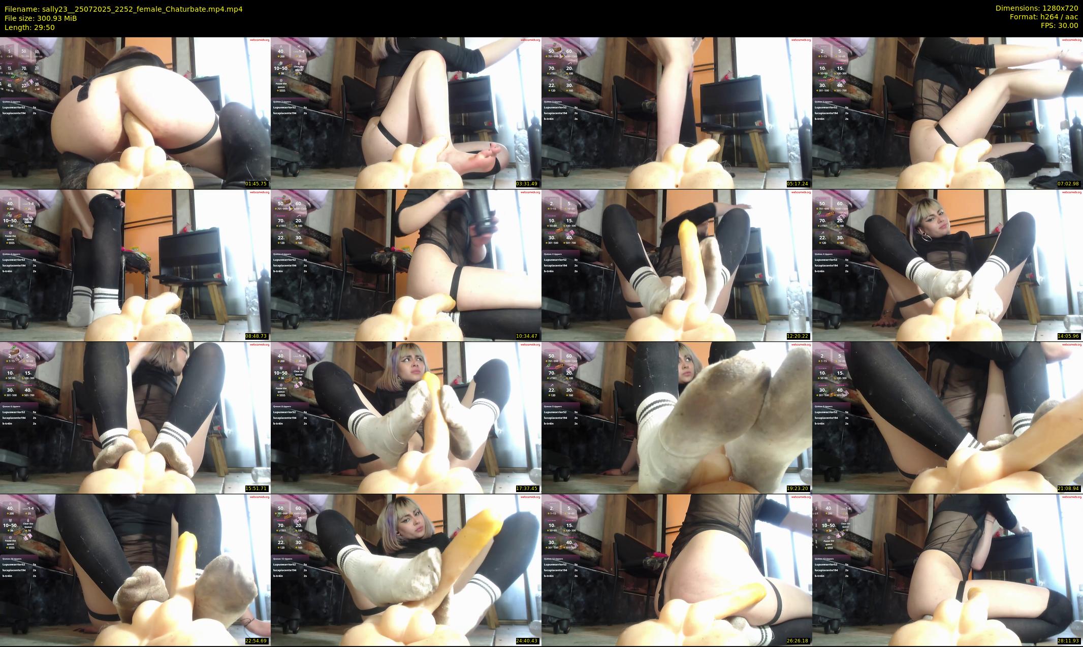 sally23_ — 30 minute Chaturbate female cam show recording, 720p, Jul 25, 2025