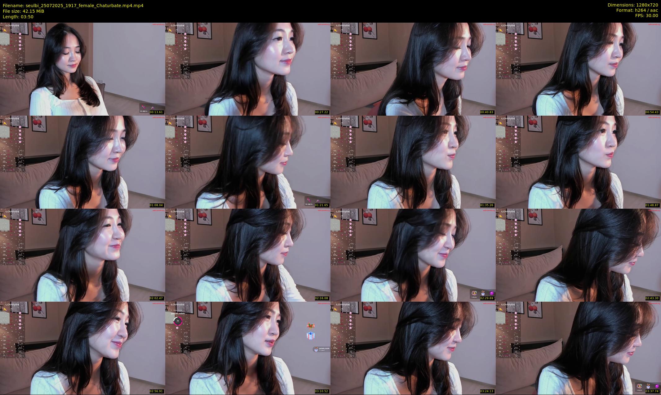 seulbi — 4 minute Chaturbate female cam show recording, 720p, Jul 25, 2025