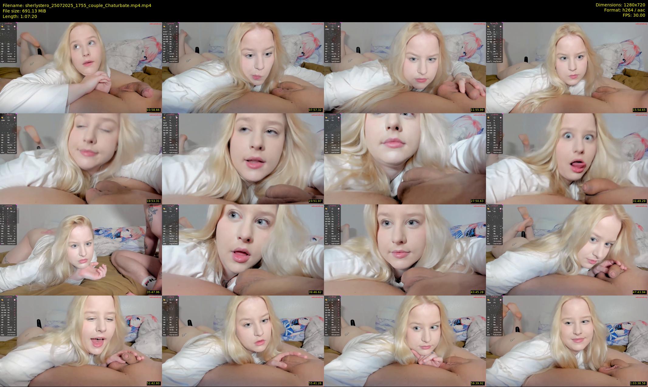 sherlystero — 68 minute Chaturbate couple cam show recording, 720p, Jul 25, 2025