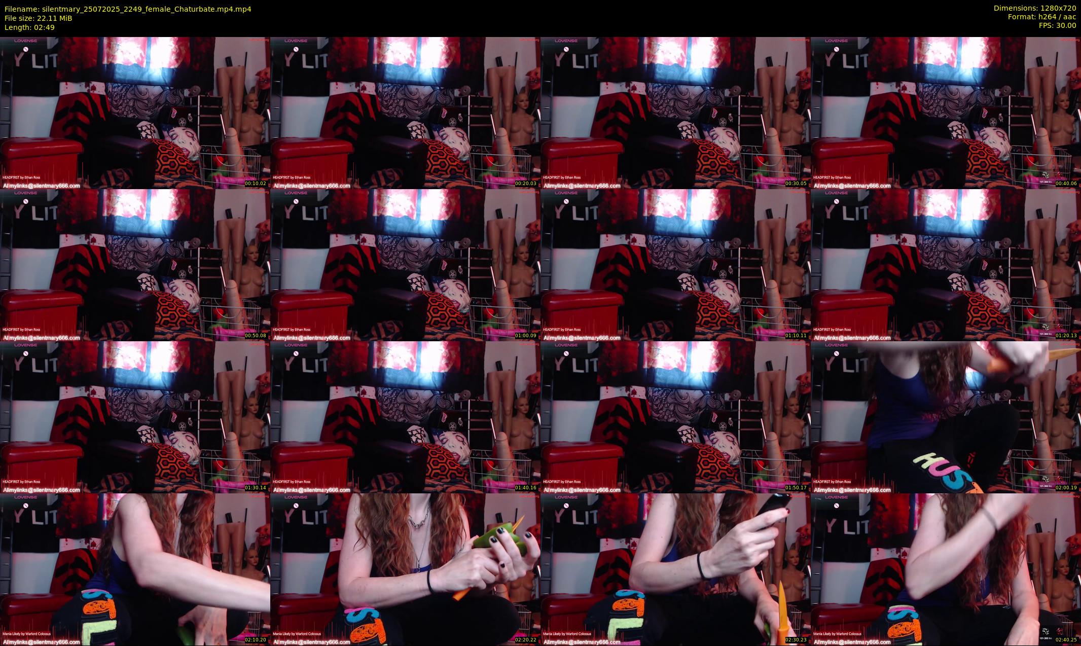 silentmary — 3 minute Chaturbate female cam show recording, 720p, Jul 25, 2025