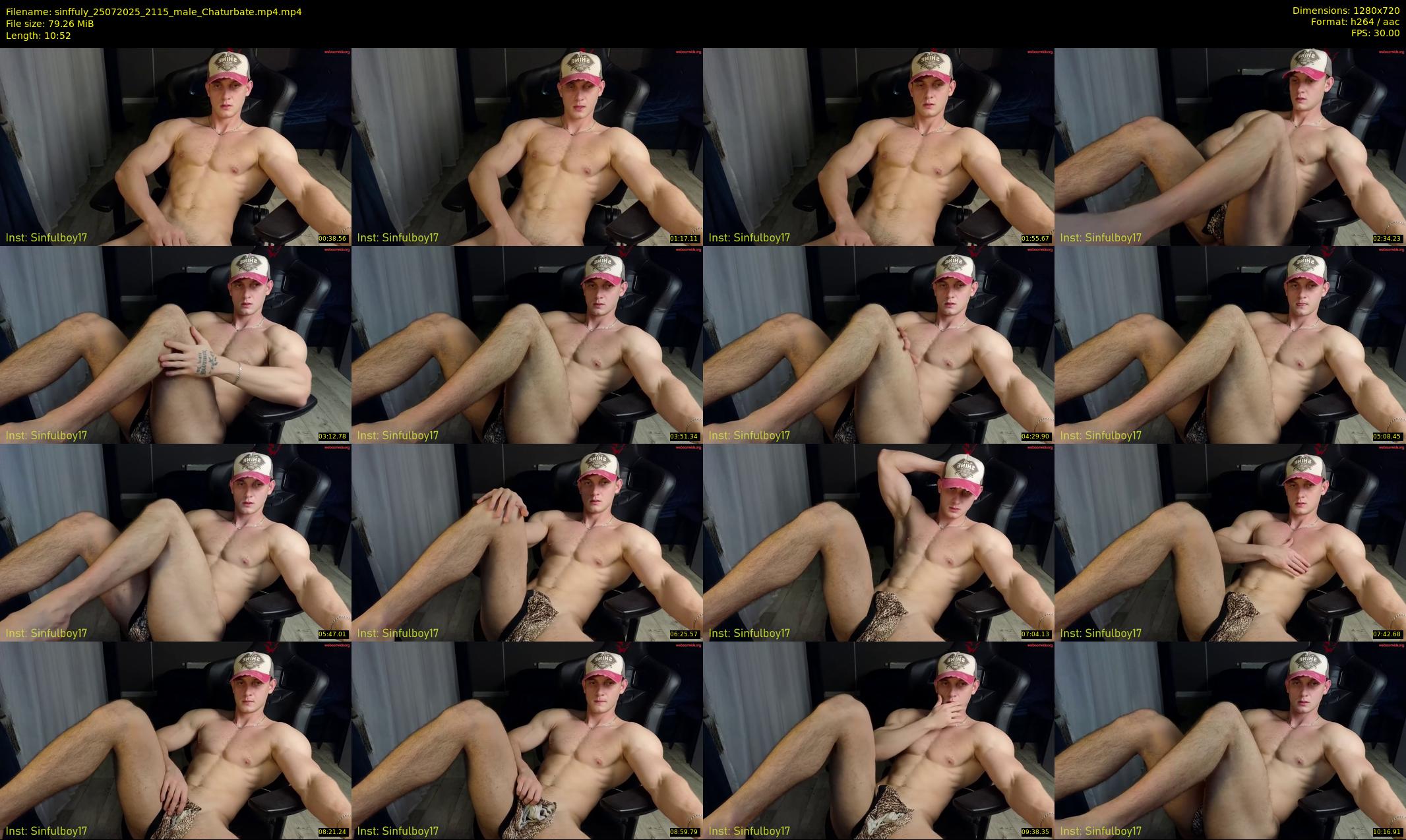 sinffuly — 11 minute Chaturbate male cam show recording, 720p, Jul 25, 2025