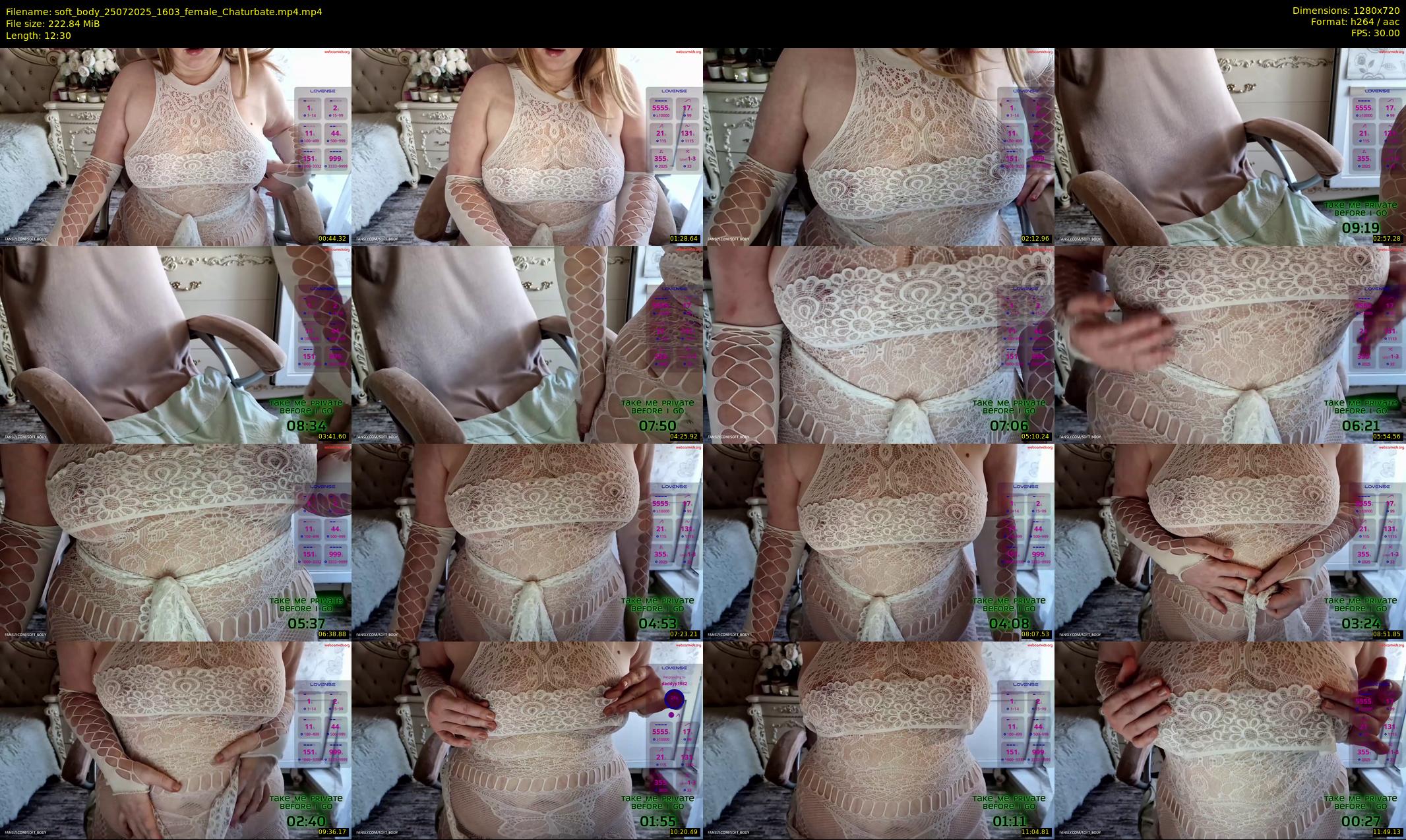 soft_body — 13 minute Chaturbate female cam show recording, 720p, Jul 25, 2025