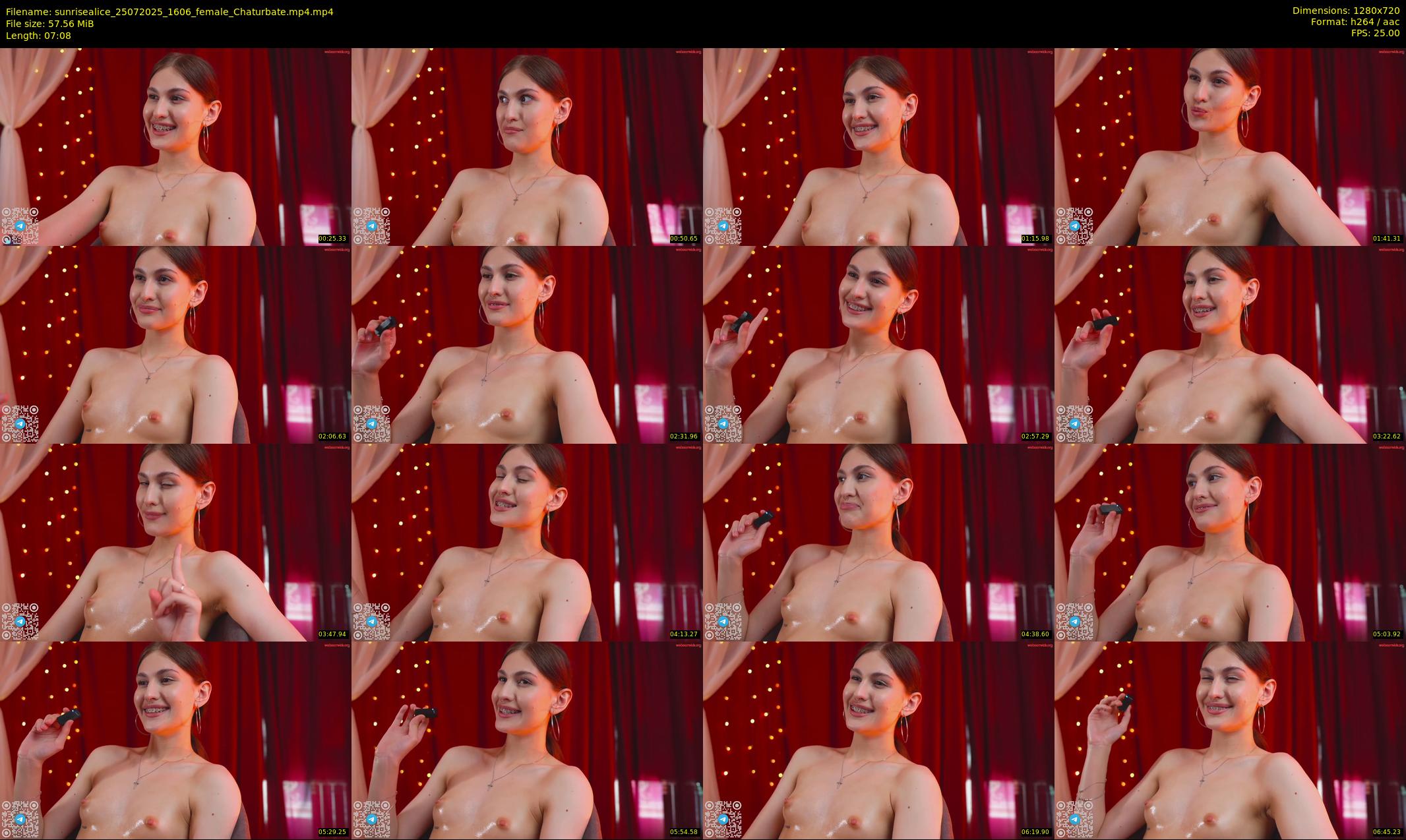 sunrisealice — 8 minute Chaturbate female cam show recording, 720p, Jul 25, 2025