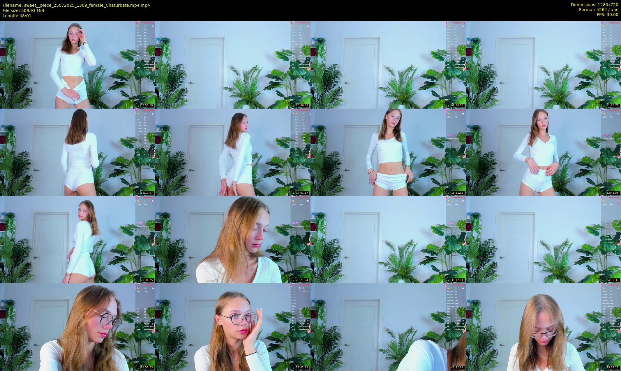 sweet__piece — 49 minute Chaturbate female cam show recording, 720p, Jul 25, 2025