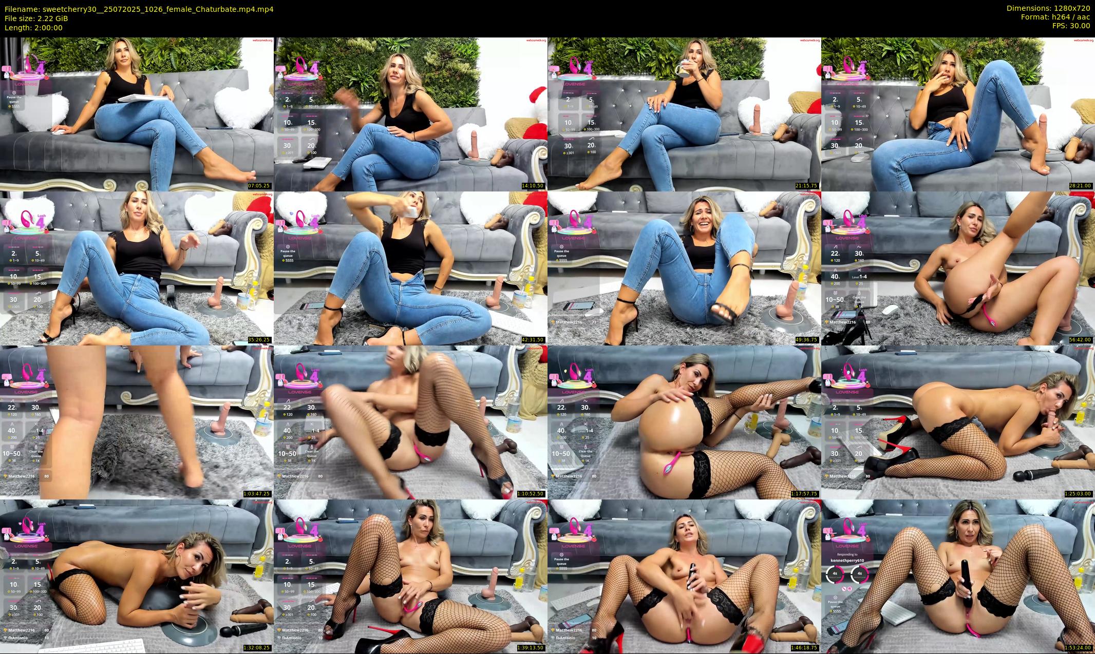 sweetcherry30_ — 120 minute Chaturbate female cam show recording, 720p, Jul 25, 2025