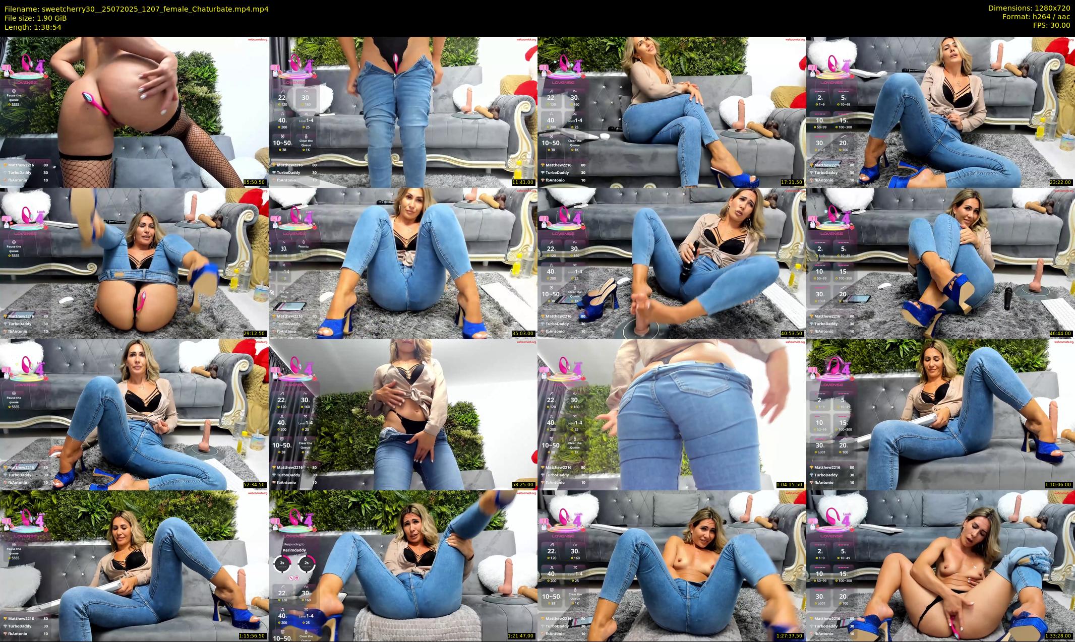 sweetcherry30_ — 99 minute Chaturbate female cam show recording, 720p, Jul 25, 2025