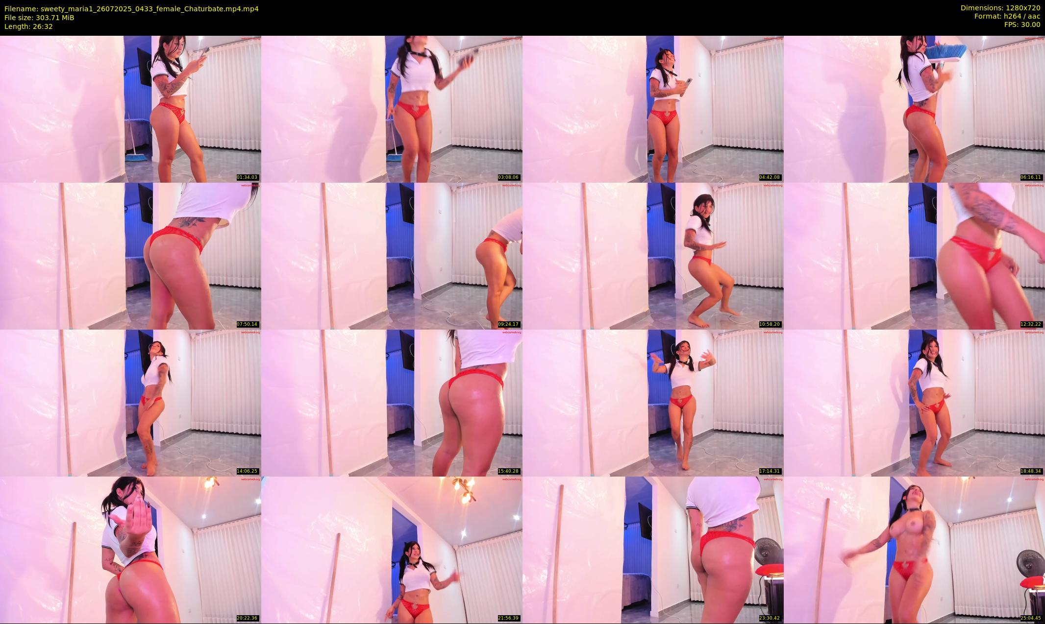 sweety_maria1 — 27 minute Chaturbate female cam show recording, 720p, Jul 26, 2025