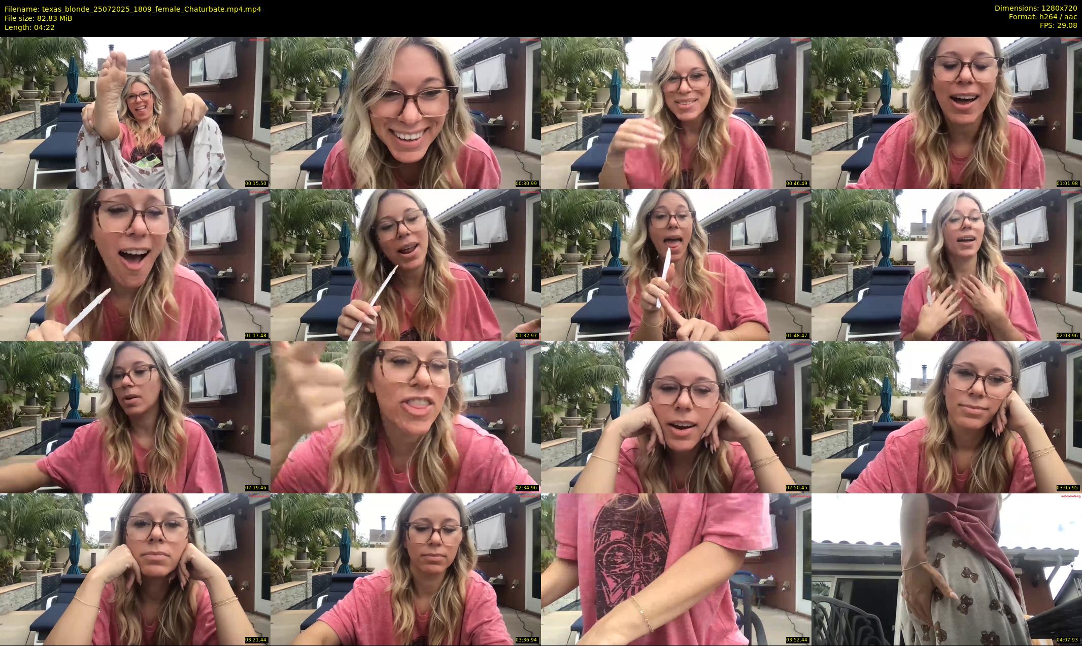 texas_blonde — 5 minute Chaturbate female cam show recording, 720p, Jul 25, 2025
