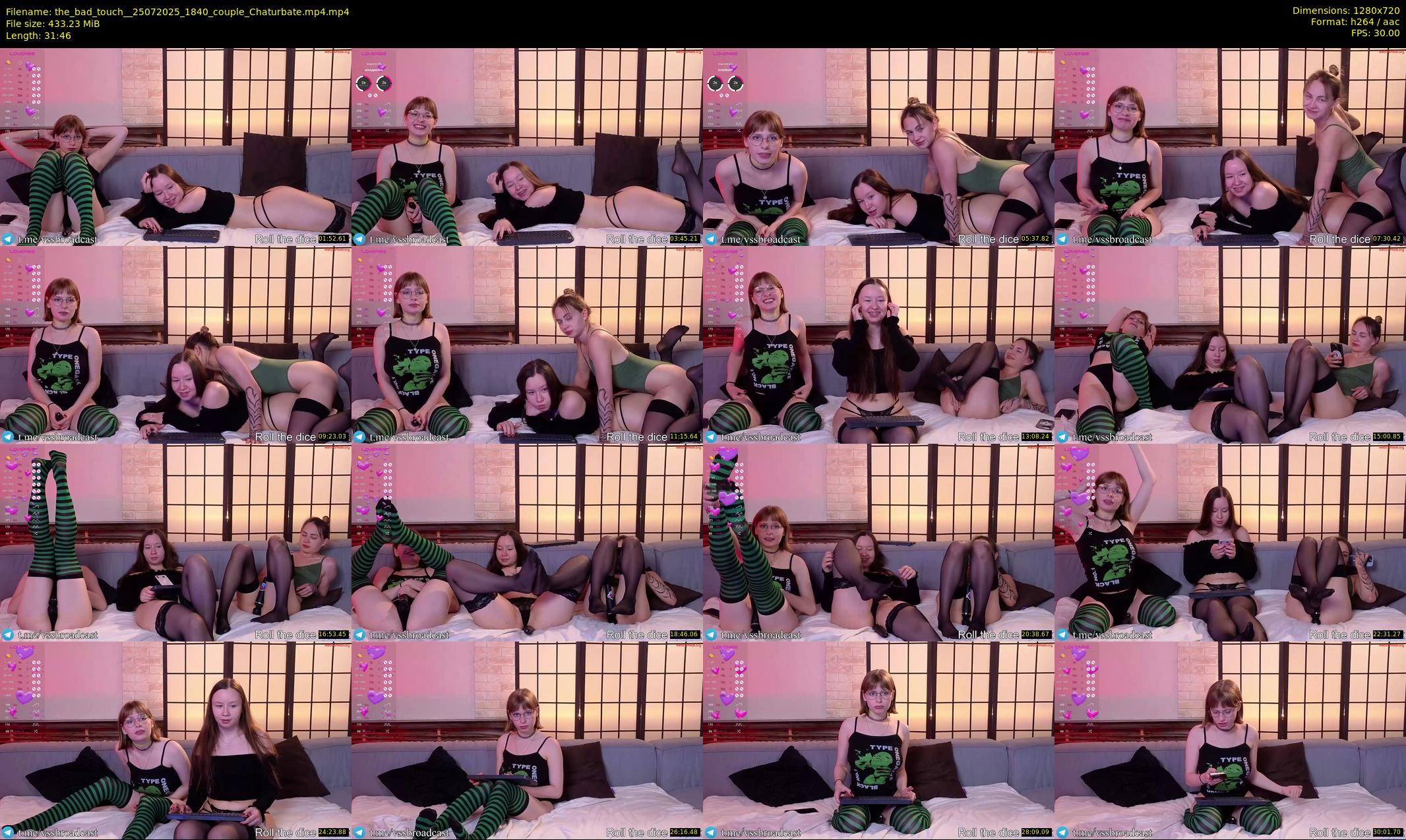 the_bad_touch_ — 32 minute Chaturbate couple cam show recording, 720p, Jul 25, 2025