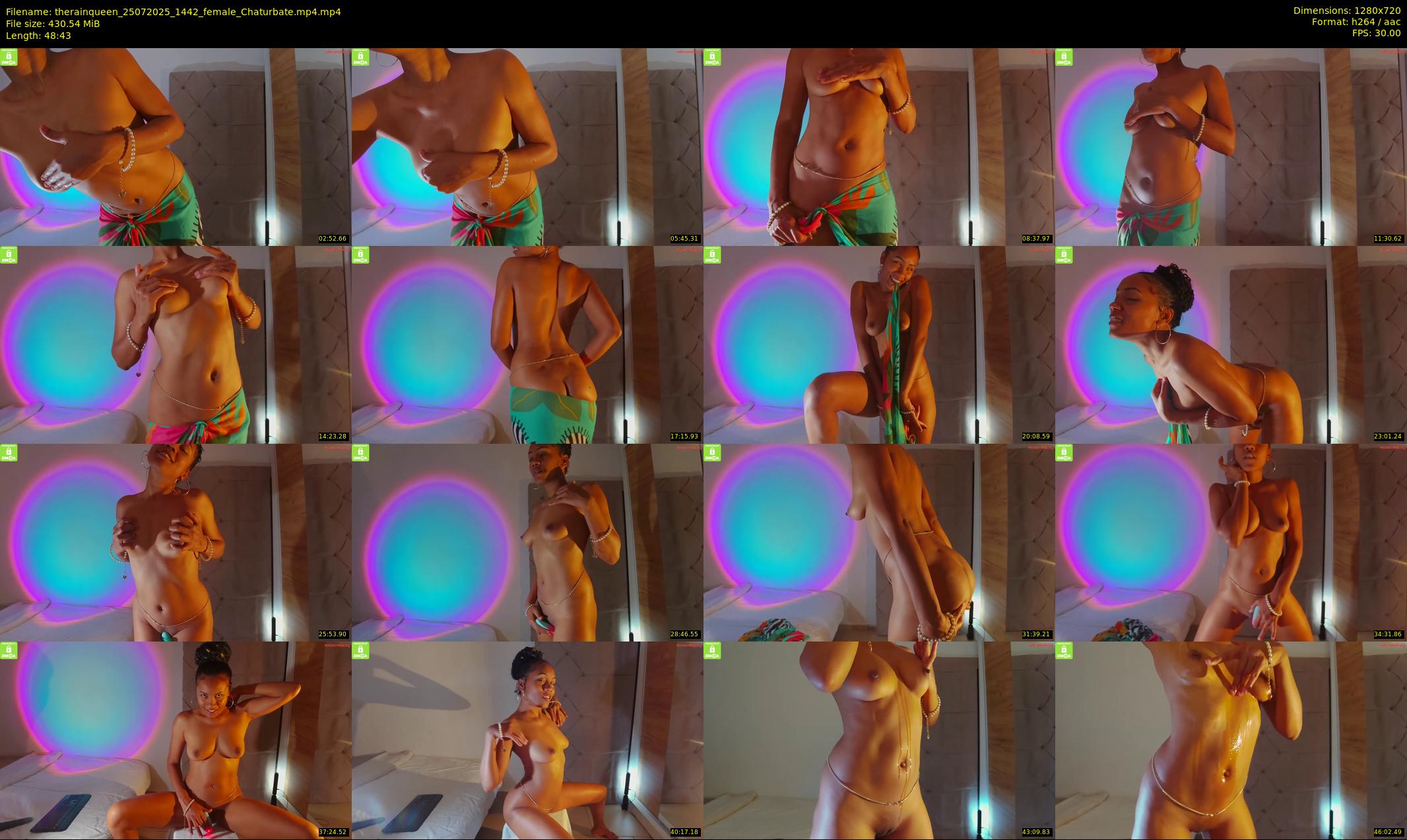 therainqueen — 49 minute Chaturbate female cam show recording, 720p, Jul 25, 2025