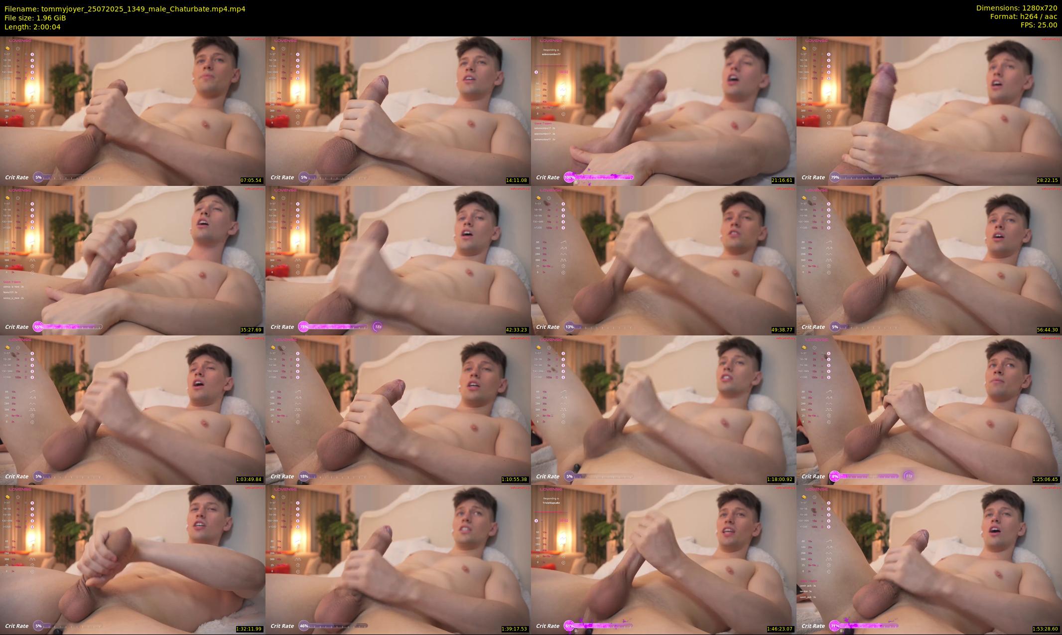 tommyjoyer — 121 minute Chaturbate male cam show recording, 720p, Jul 25, 2025