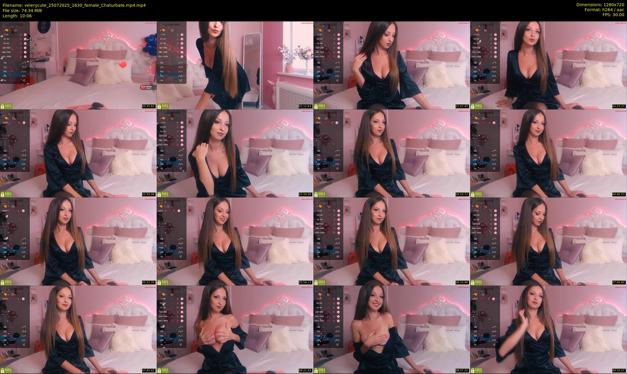 velerycute — 11 minute Chaturbate female cam show recording, 720p, Jul 25, 2025