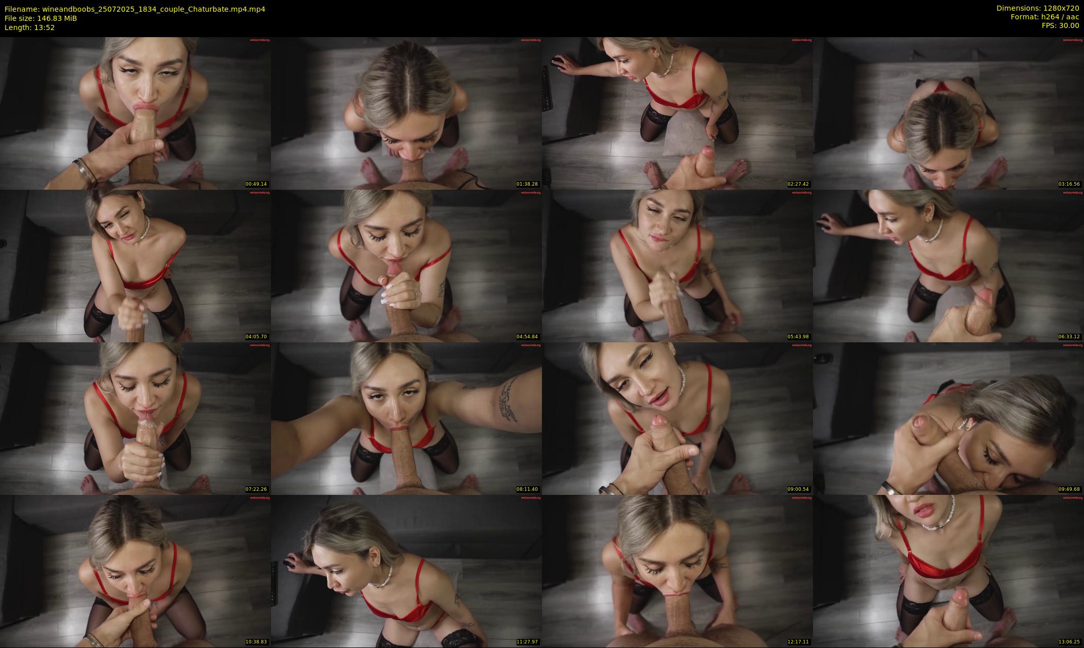 wineandboobs — 14 minute Chaturbate couple cam show recording, 720p, Jul 25, 2025