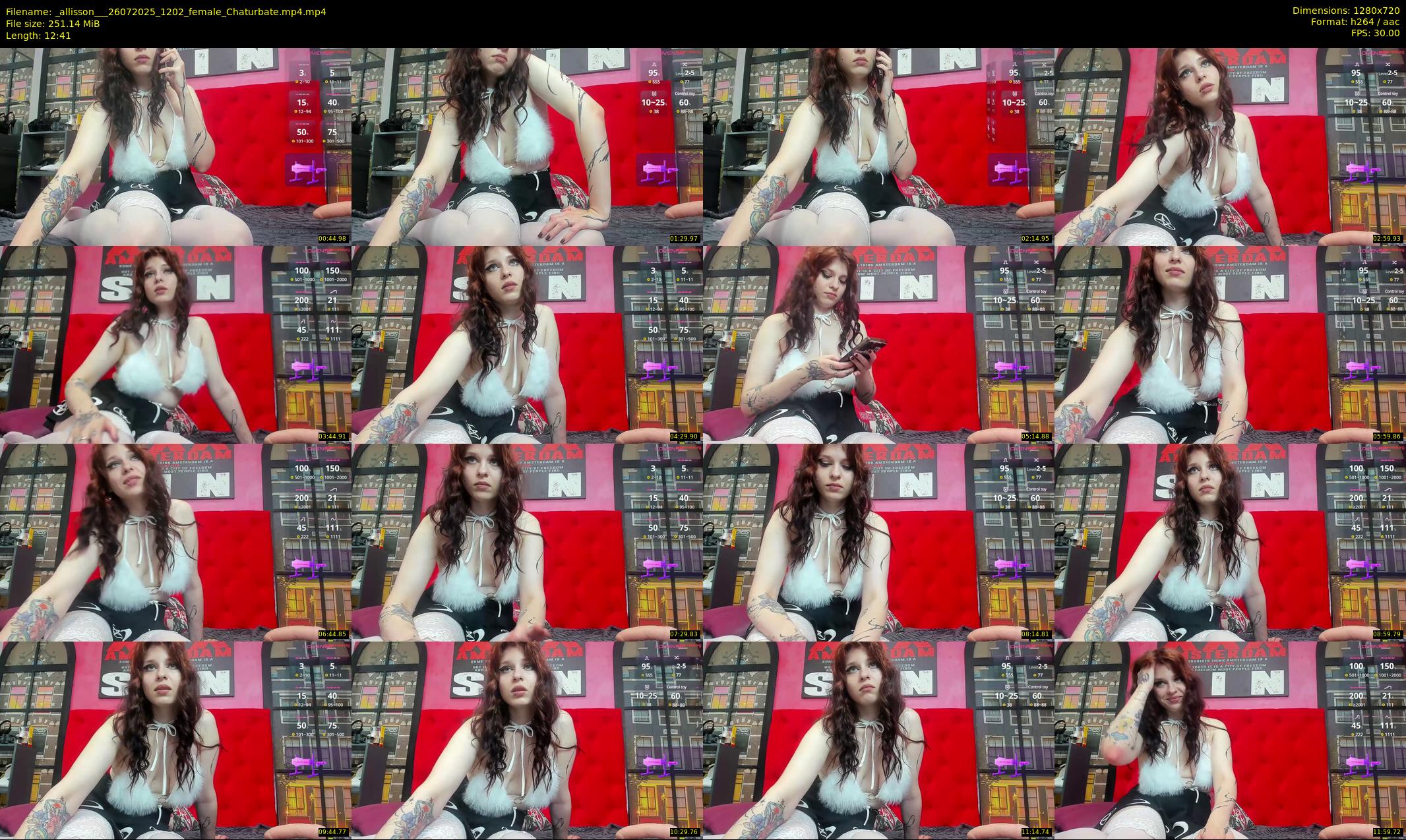 _allisson__ — 13 minute Chaturbate female cam show recording, 720p, Jul 26, 2025