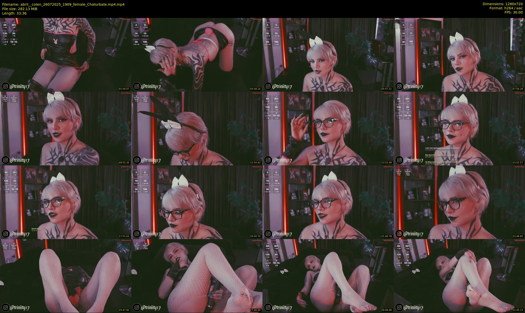 abril__colen — 34 minute Chaturbate female cam show recording, 720p, Jul 26, 2025