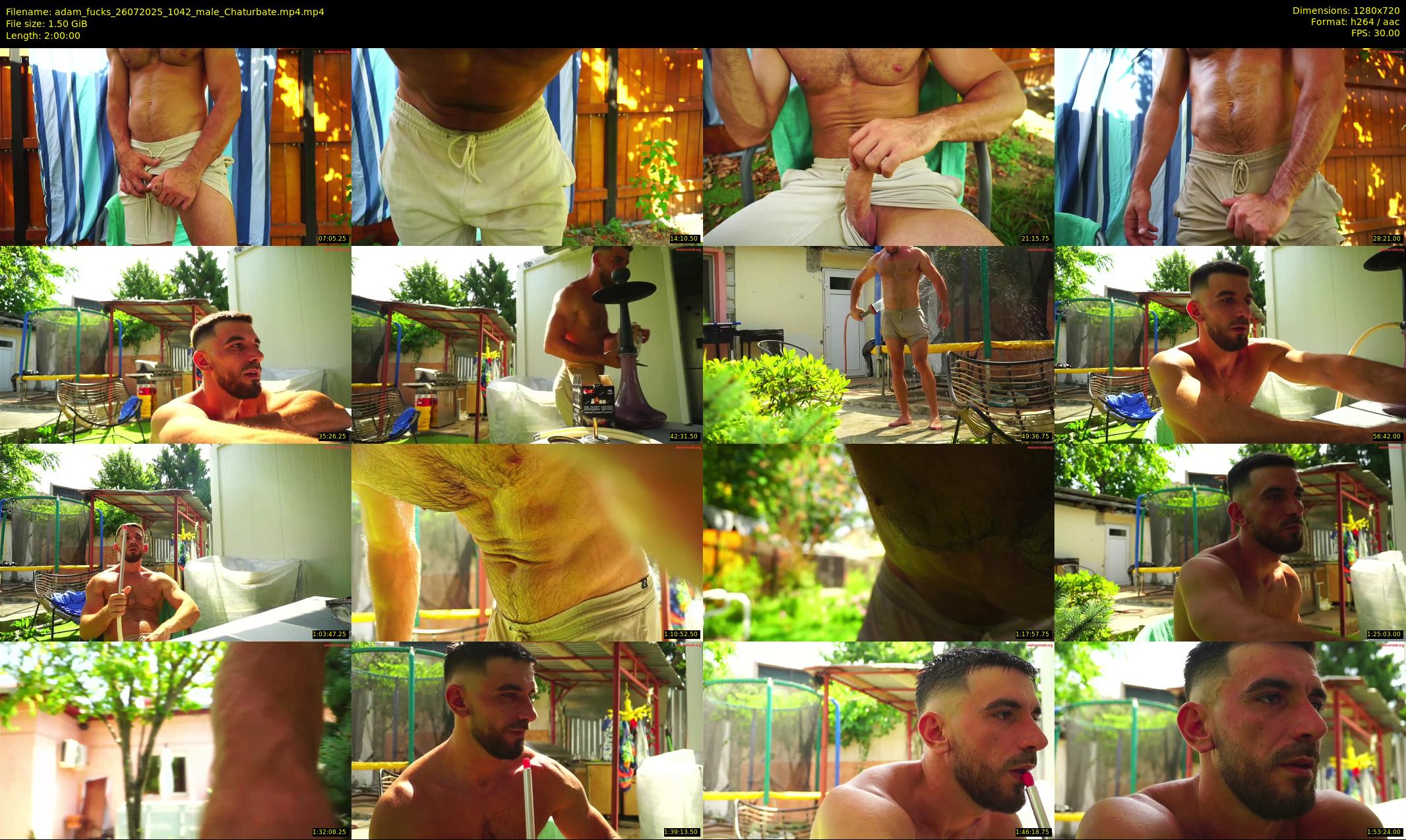 adam_fucks — 120 minute Chaturbate male cam show recording, 720p, Jul 26, 2025