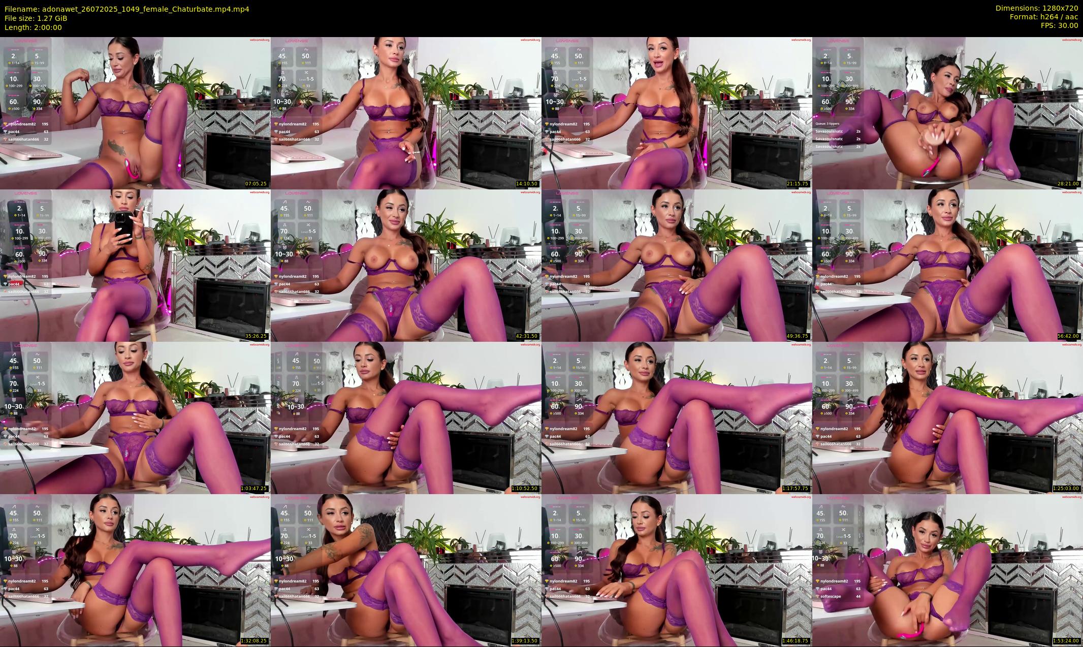adonawet — 120 minute Chaturbate couple cam show recording, 720p, Jul 26, 2025