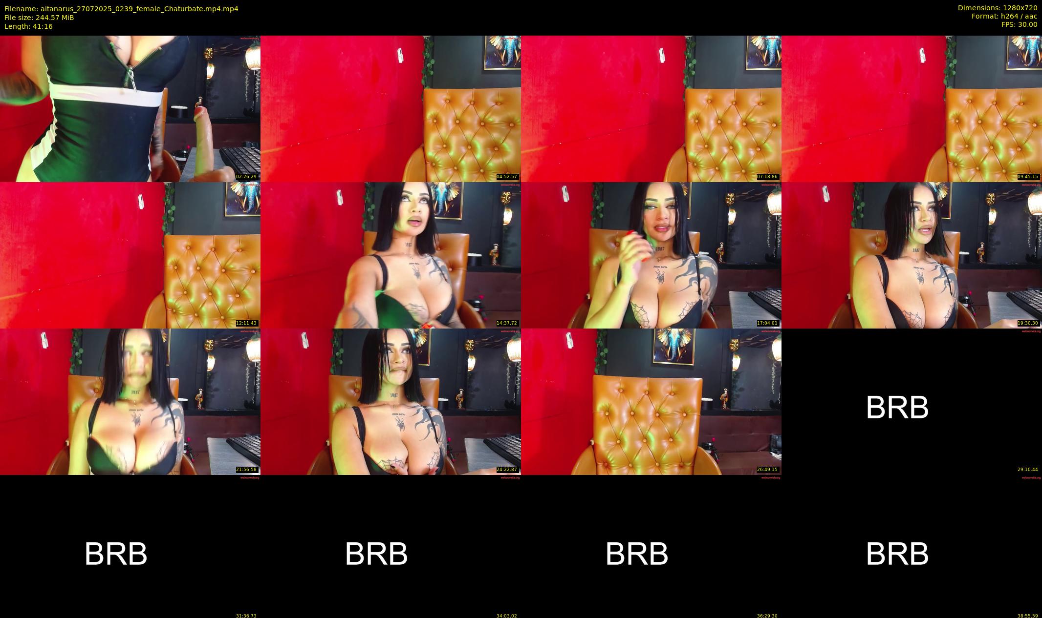 aitanarus — 42 minute Chaturbate female cam show recording, 720p, Jul 27, 2025