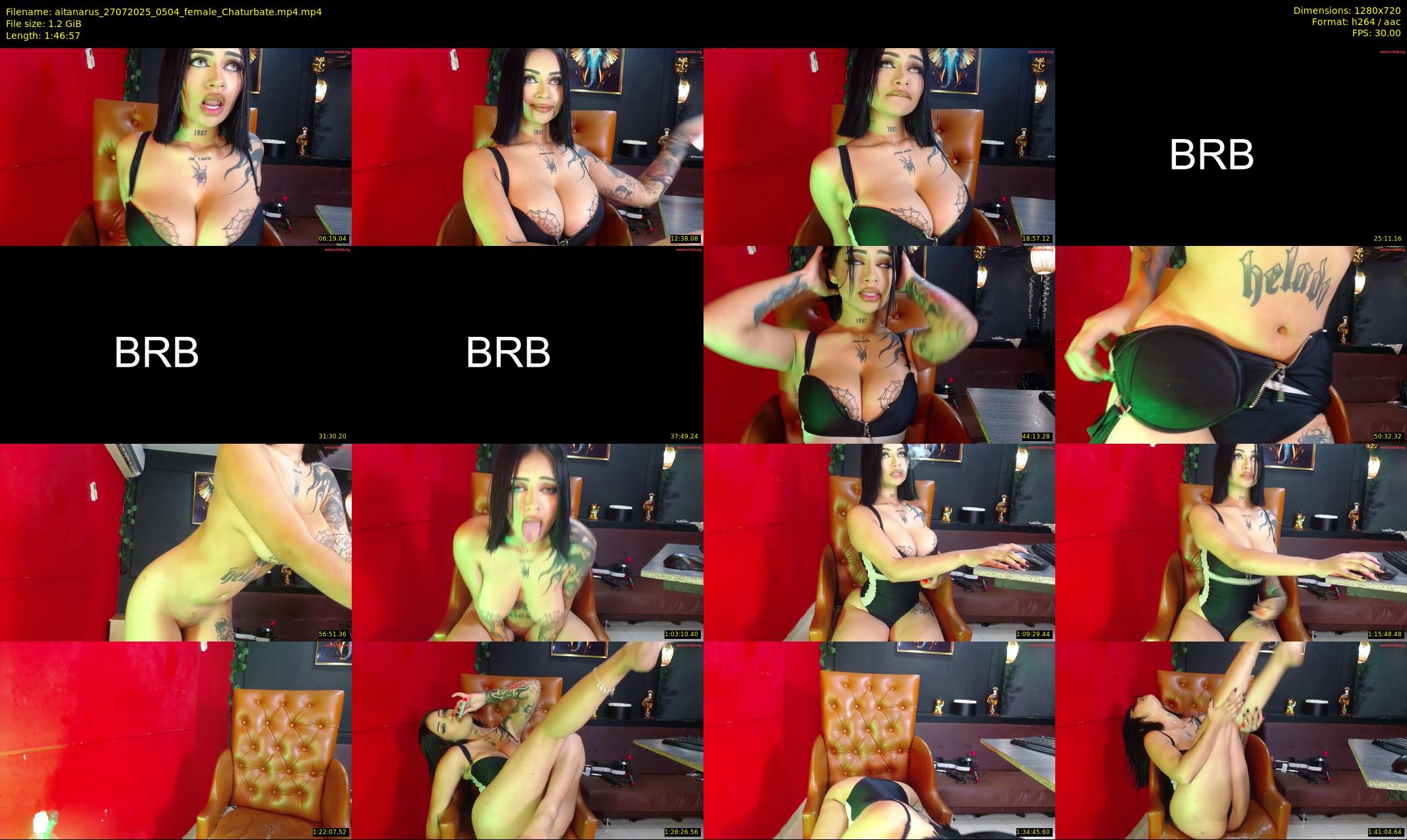 aitanarus — 107 minute Chaturbate female cam show recording, 720p, Jul 27, 2025