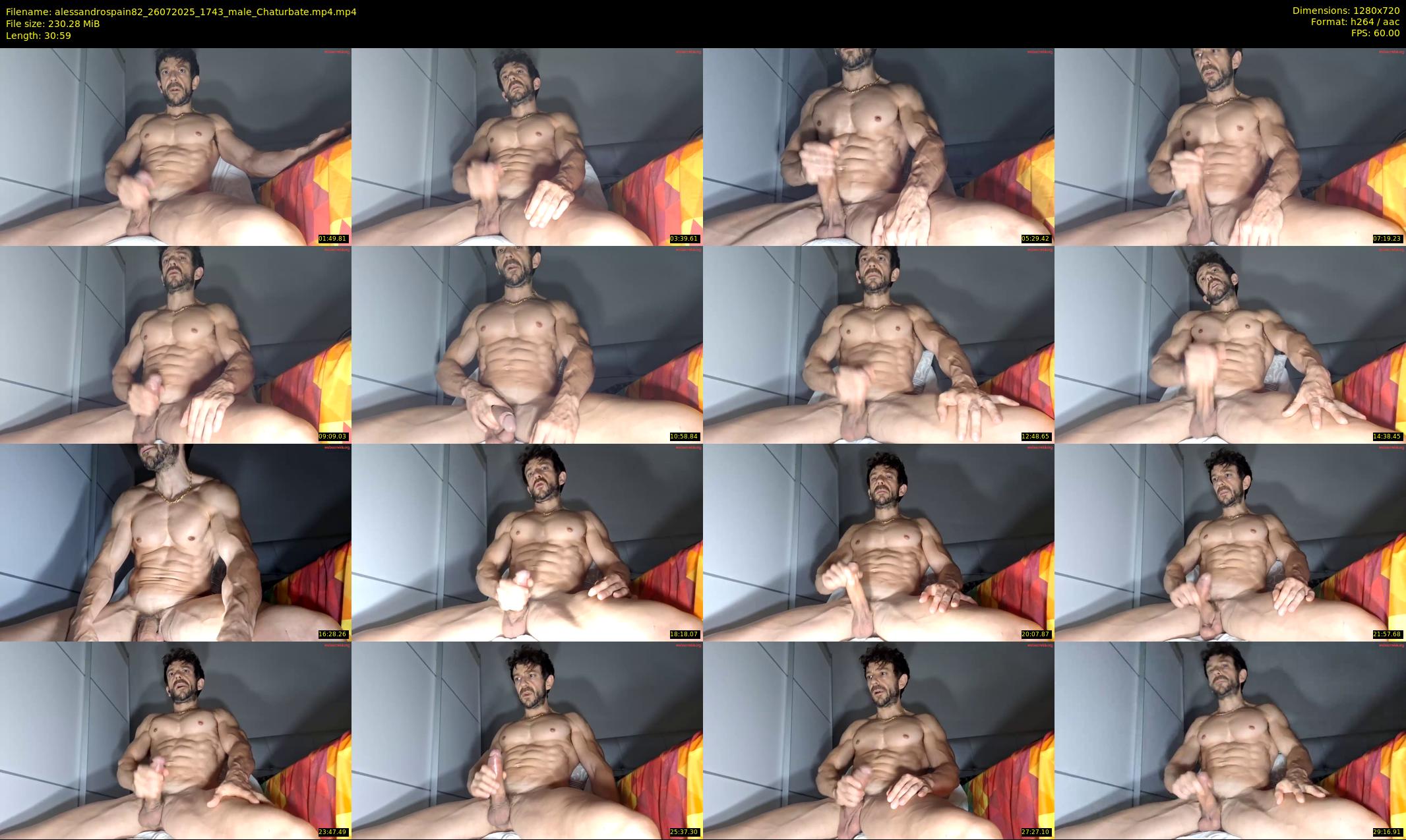 alessandrospain82 — 31 minute Chaturbate male cam show recording, 720p, Jul 26, 2025