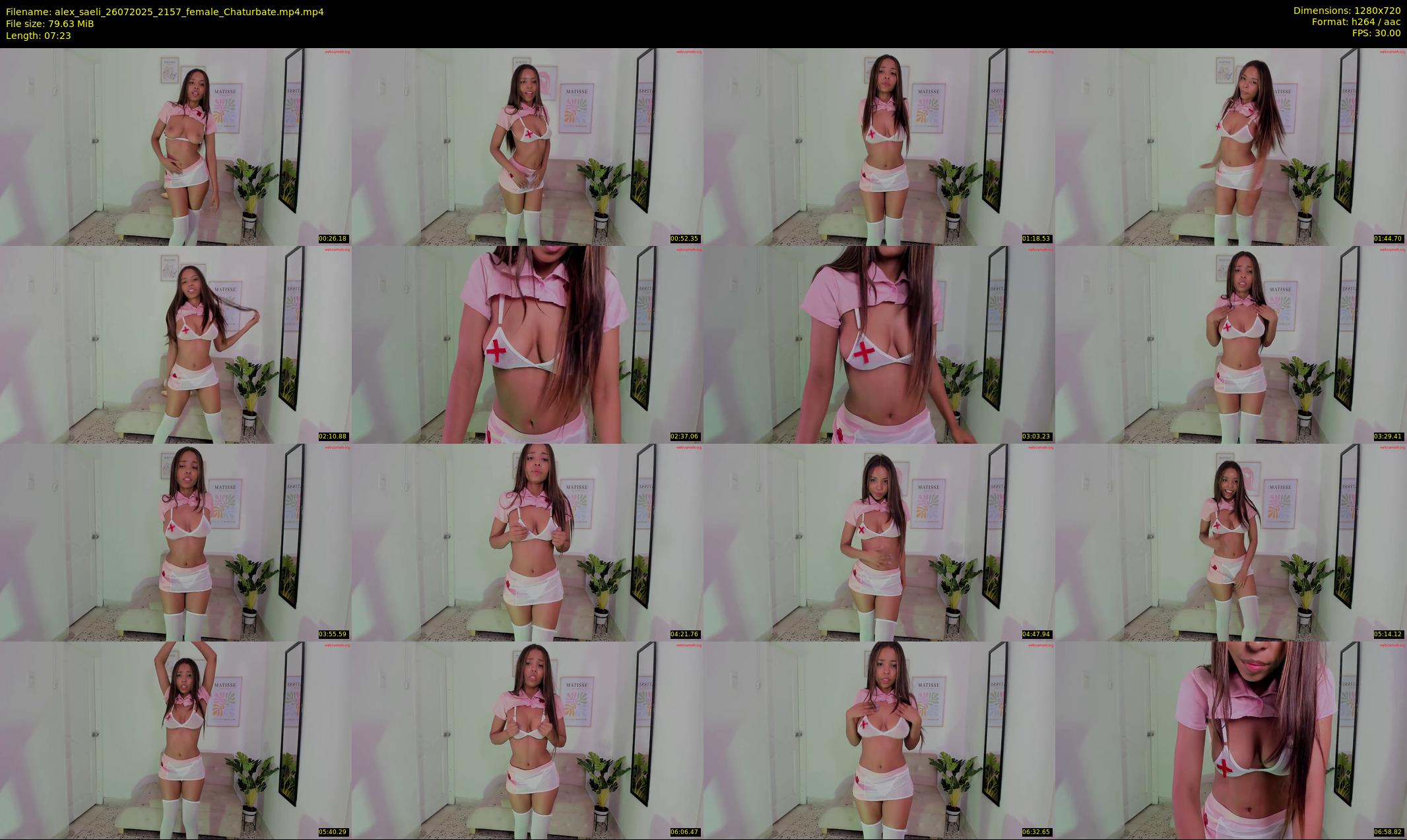 alex_saeli — 8 minute Chaturbate female cam show recording, 720p, Jul 26, 2025