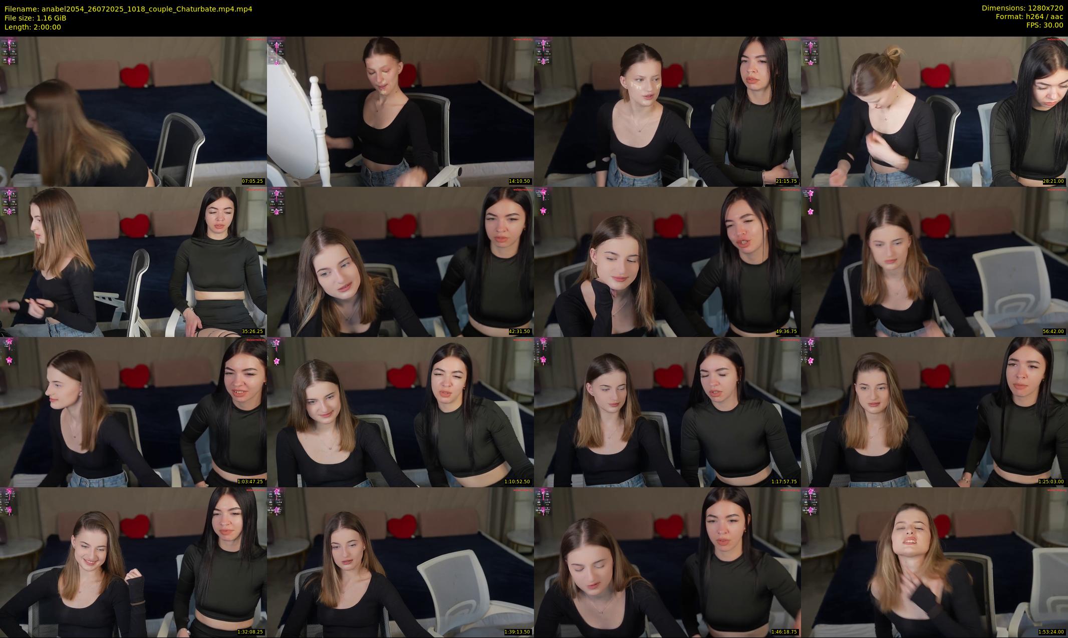 anabel2054 — 120 minute Chaturbate female cam show recording, 720p, Jul 26, 2025