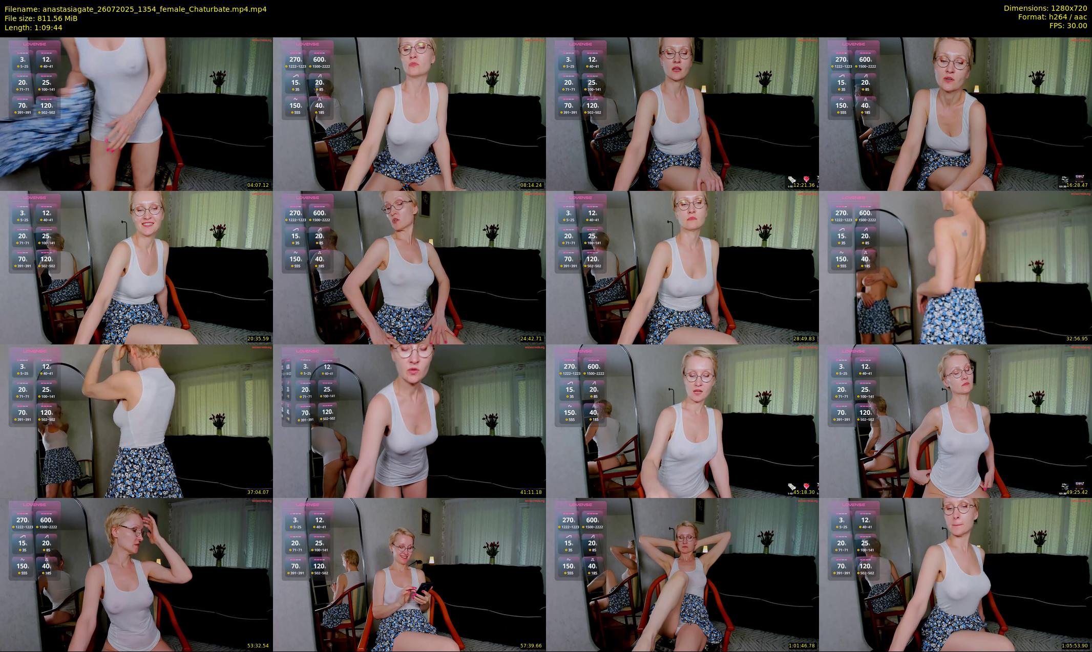 anastasiagate — 70 minute Chaturbate female cam show recording, 720p, Jul 26, 2025